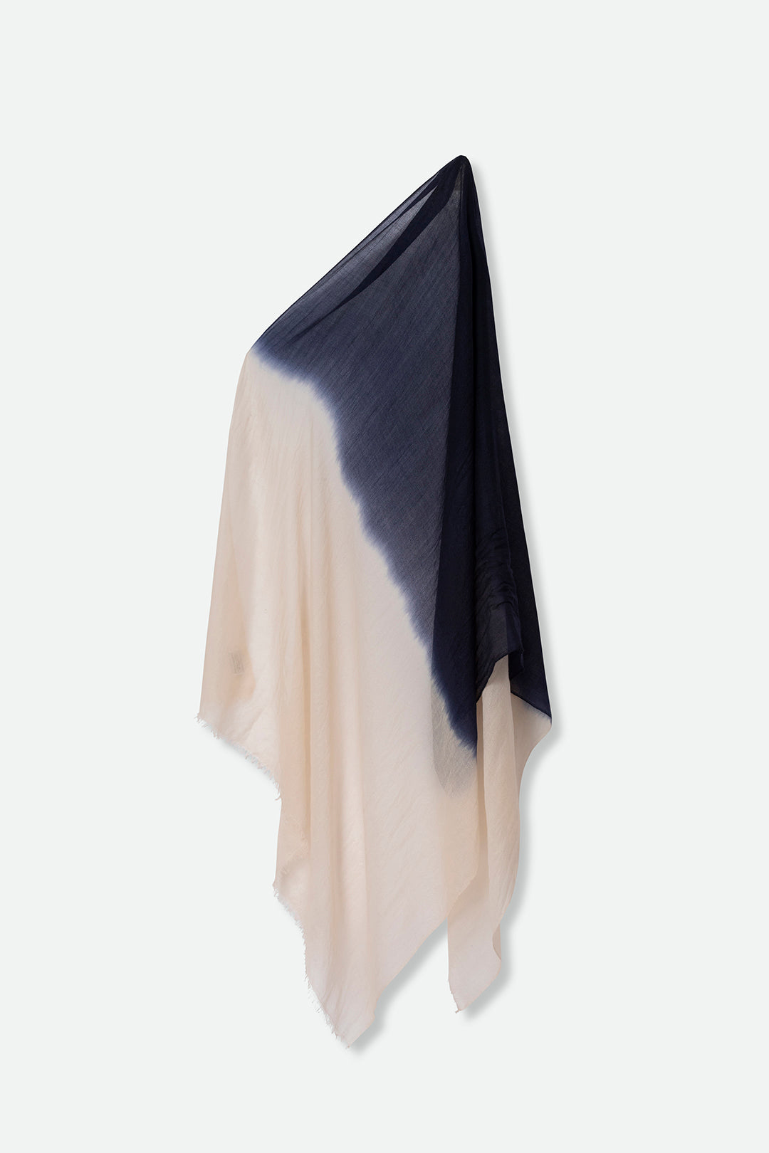 MIDNIGHT MOON LIGHTWEIGHT SCARF IN HAND DYED CASHMERE