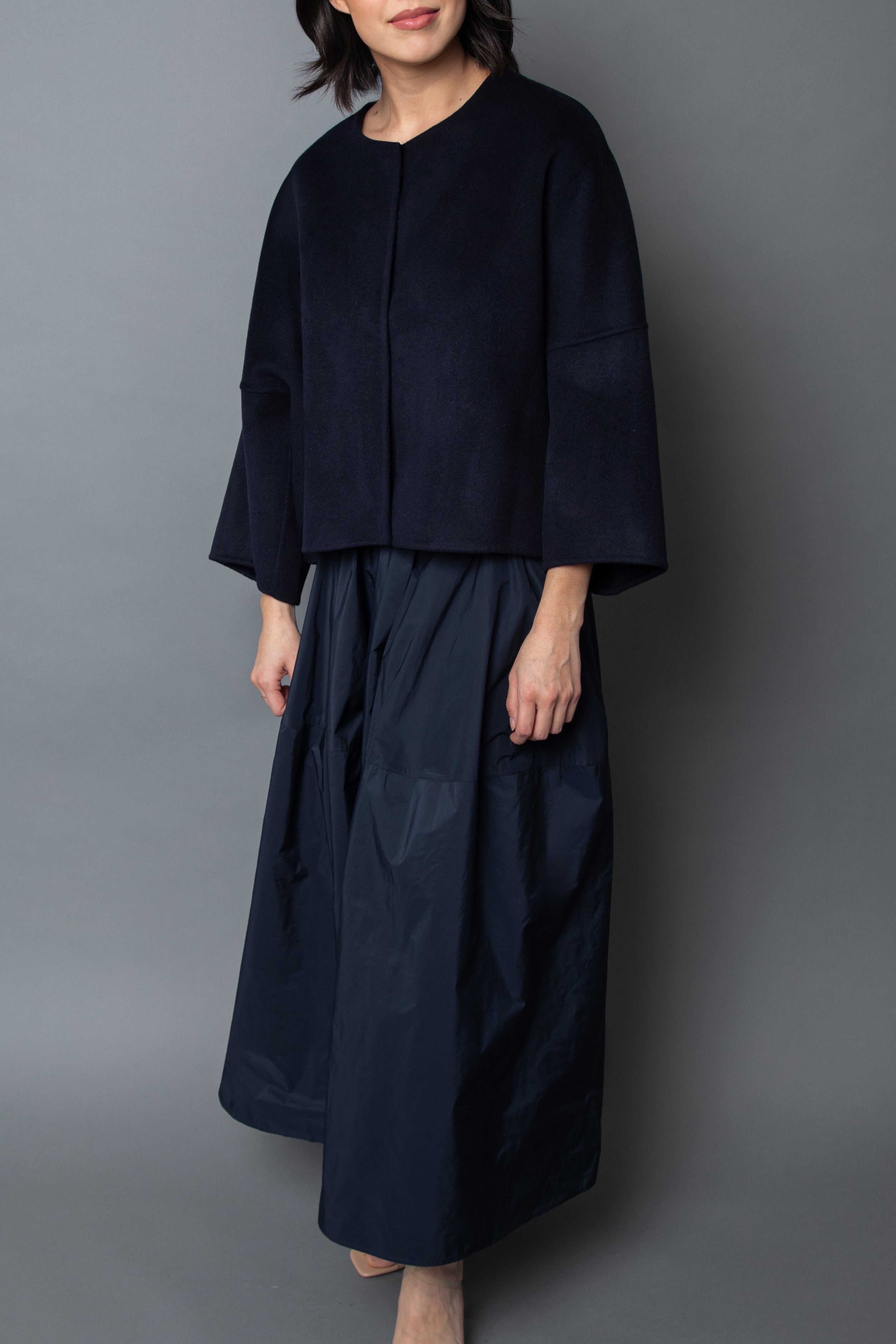 LOIRE SKIRT IN TECHNO SILK LIGHT TAFFETTA