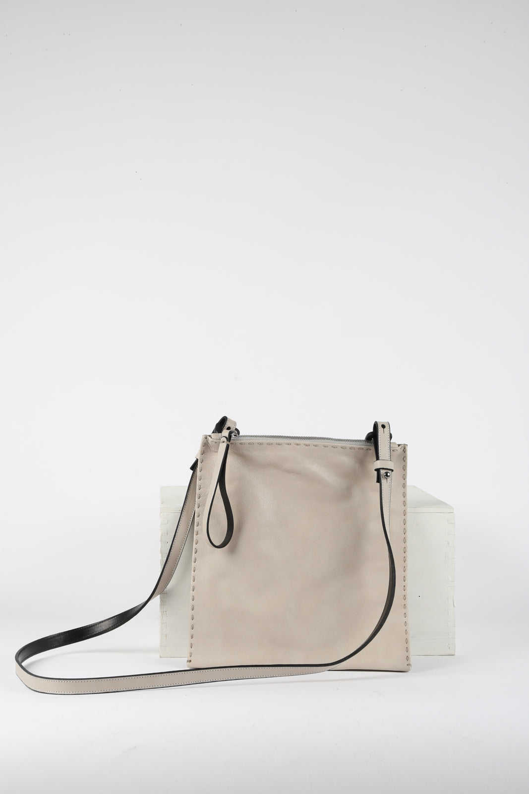 Square Leather Handbag