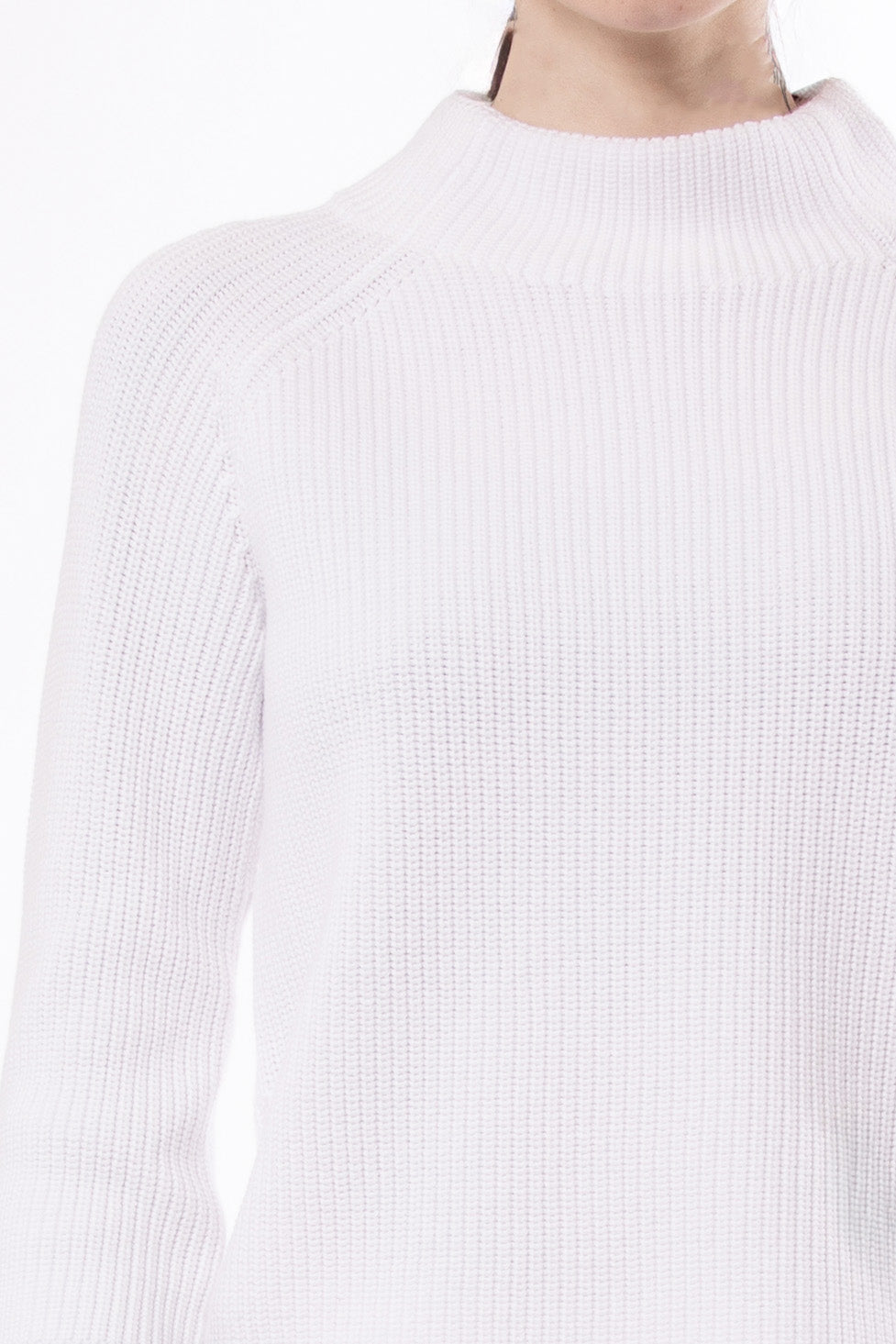 MARELLA MOCKNECK IN ITALIAN COTTON KNIT