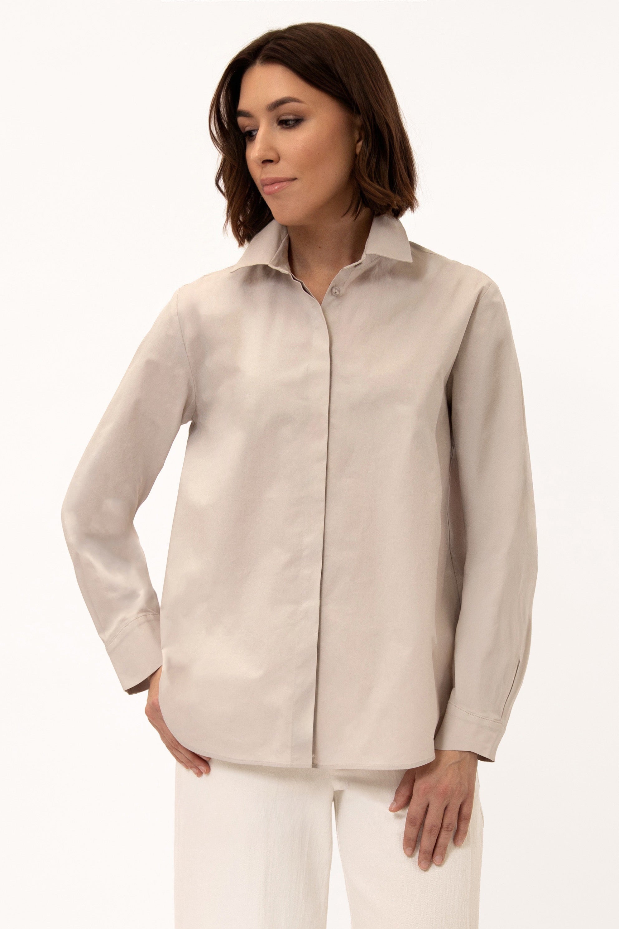 NEW YORKER SHIRT IN ITALIAN FINE STRETCH COTTON