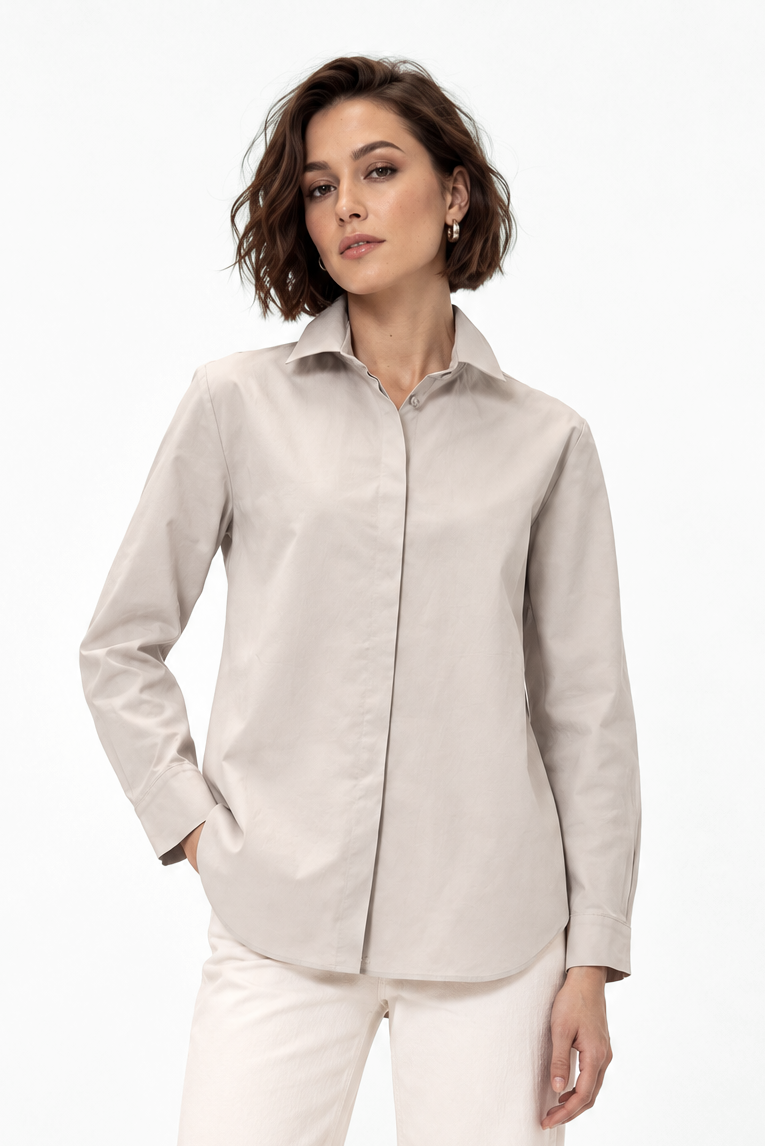 NEW YORKER SHIRT IN ITALIAN FINE STRETCH COTTON