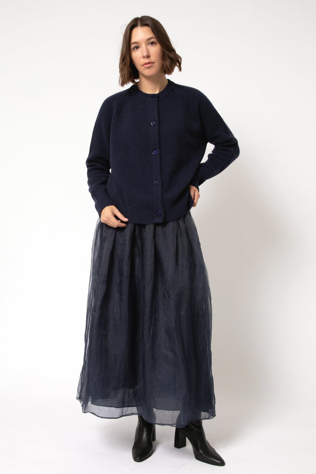 ORETTO SKIRT IN SILK ORGANZA
