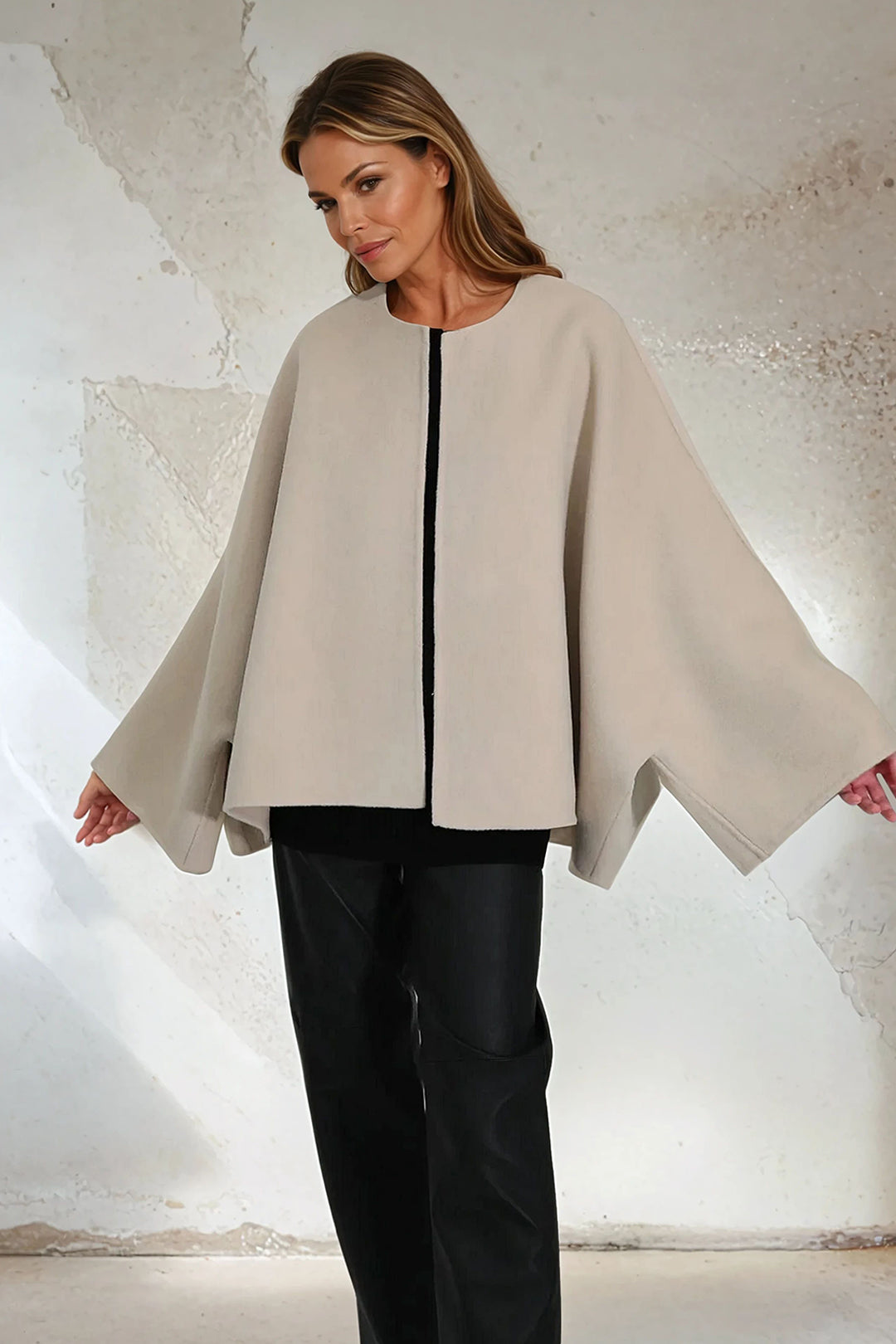 PELLERYN JACKET IN DOUBLE FACE CASHMERE WOOL