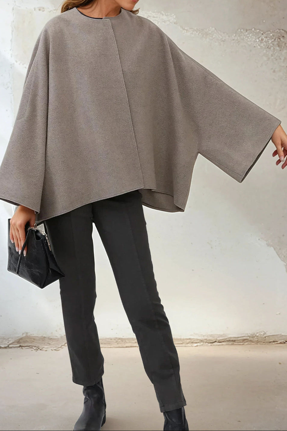 PELLERYN JACKET IN ITALIAN WOOL IN TAUPE