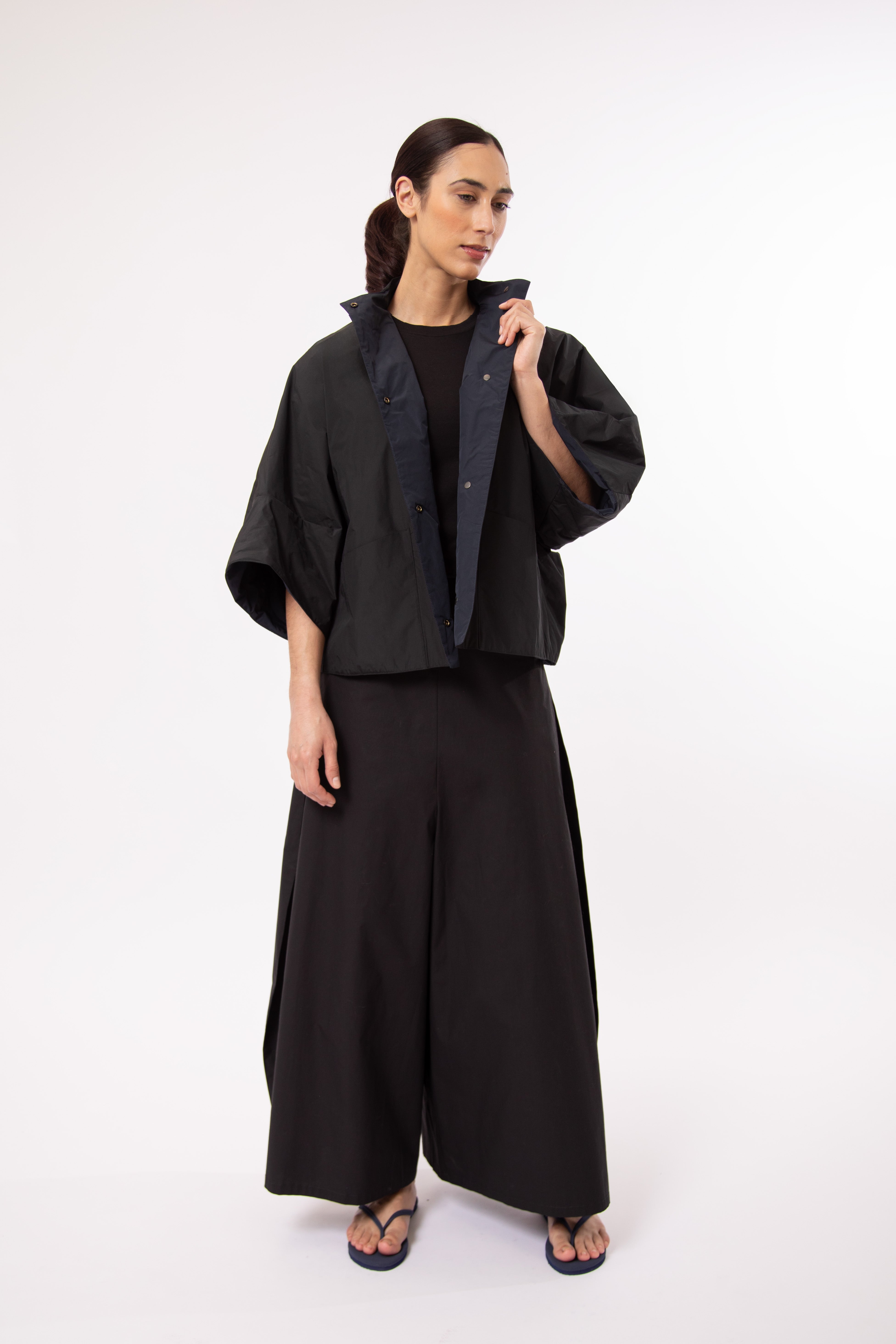 VALE JACKET IN REVERSIBLE TECHNO-SILK TAFFETA