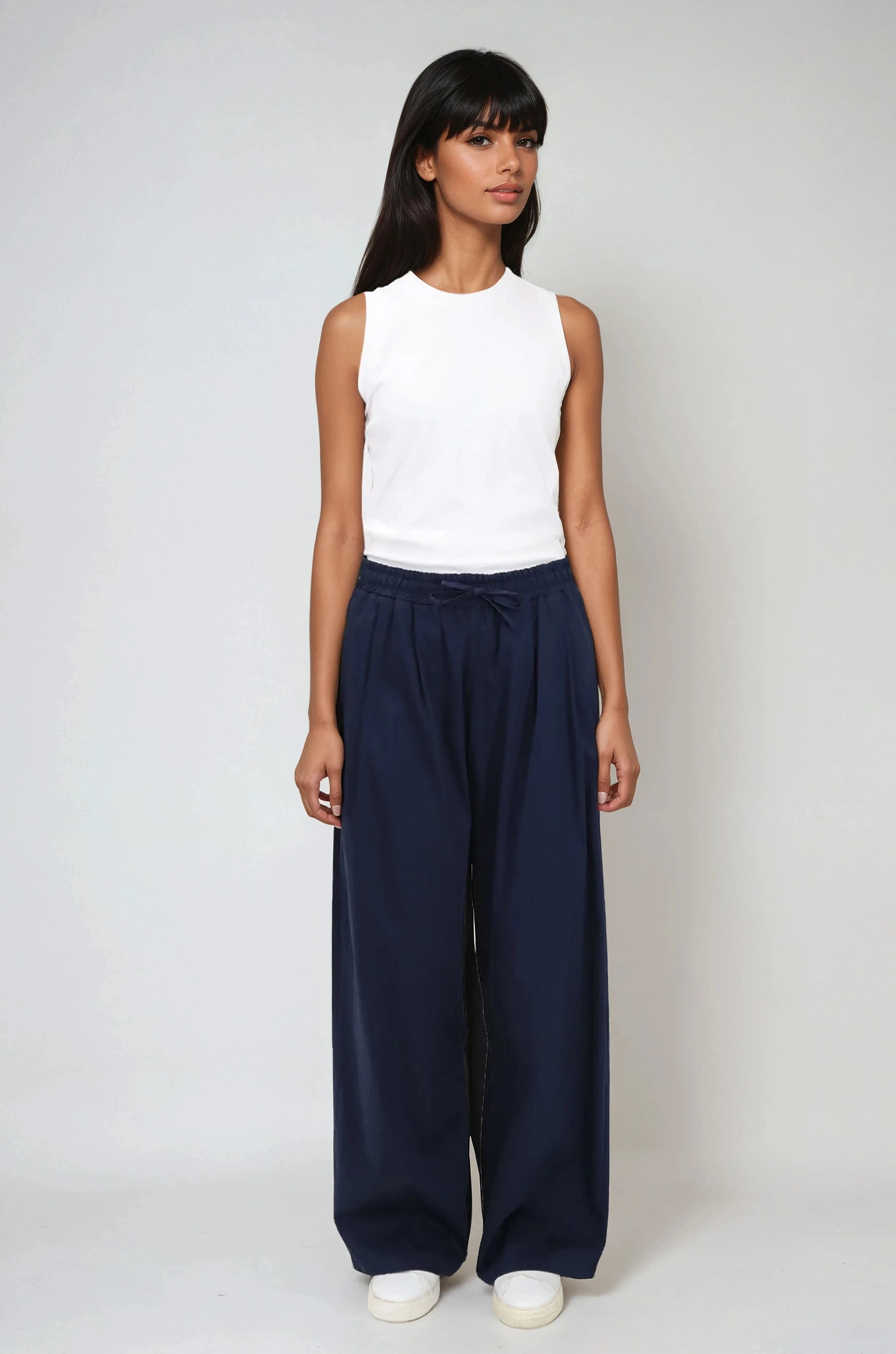 PRIMO PANT IN ITALIAN COTTON POPLIN