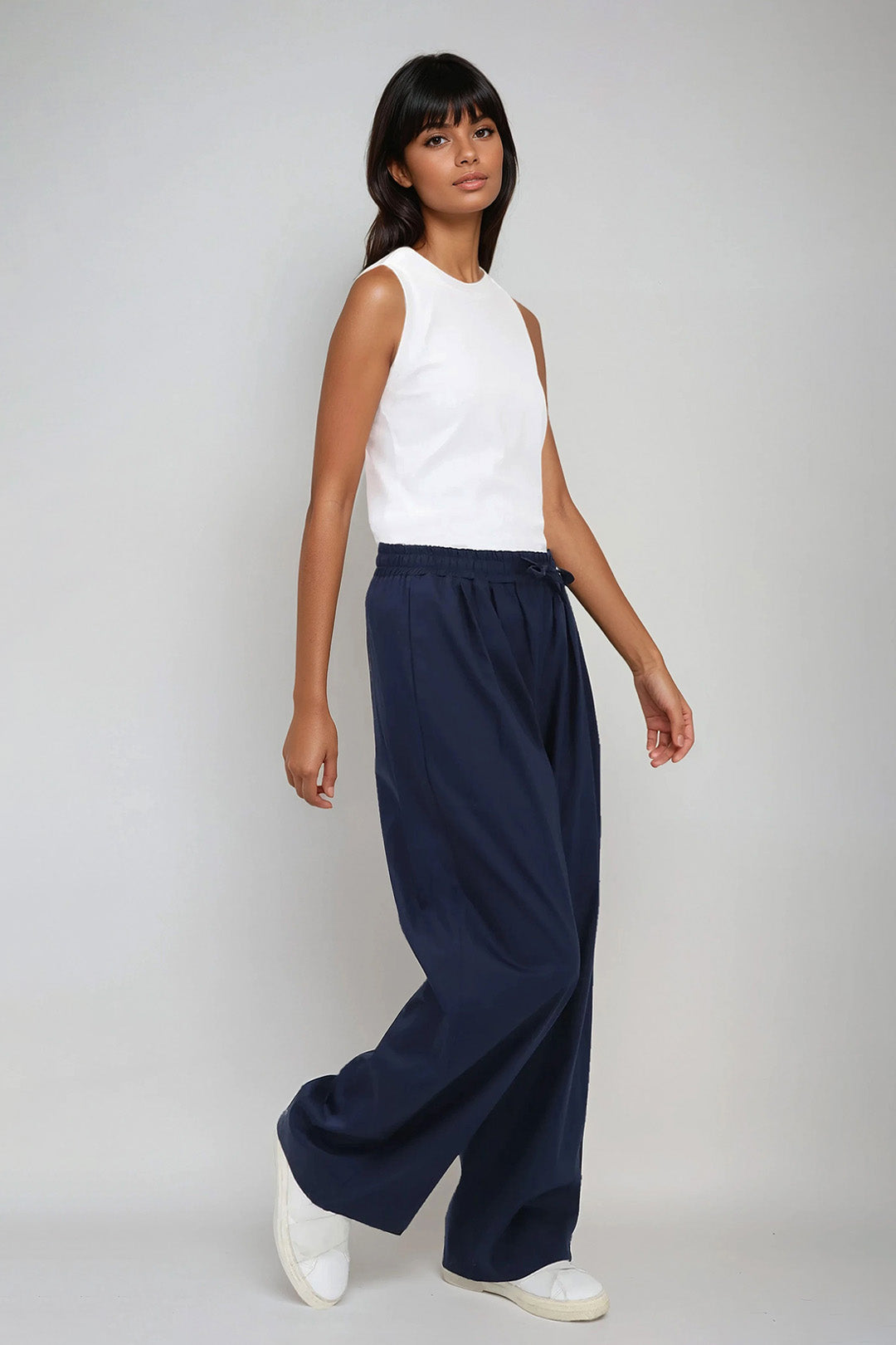 PRIMO PANT IN ITALIAN COTTON POPLIN