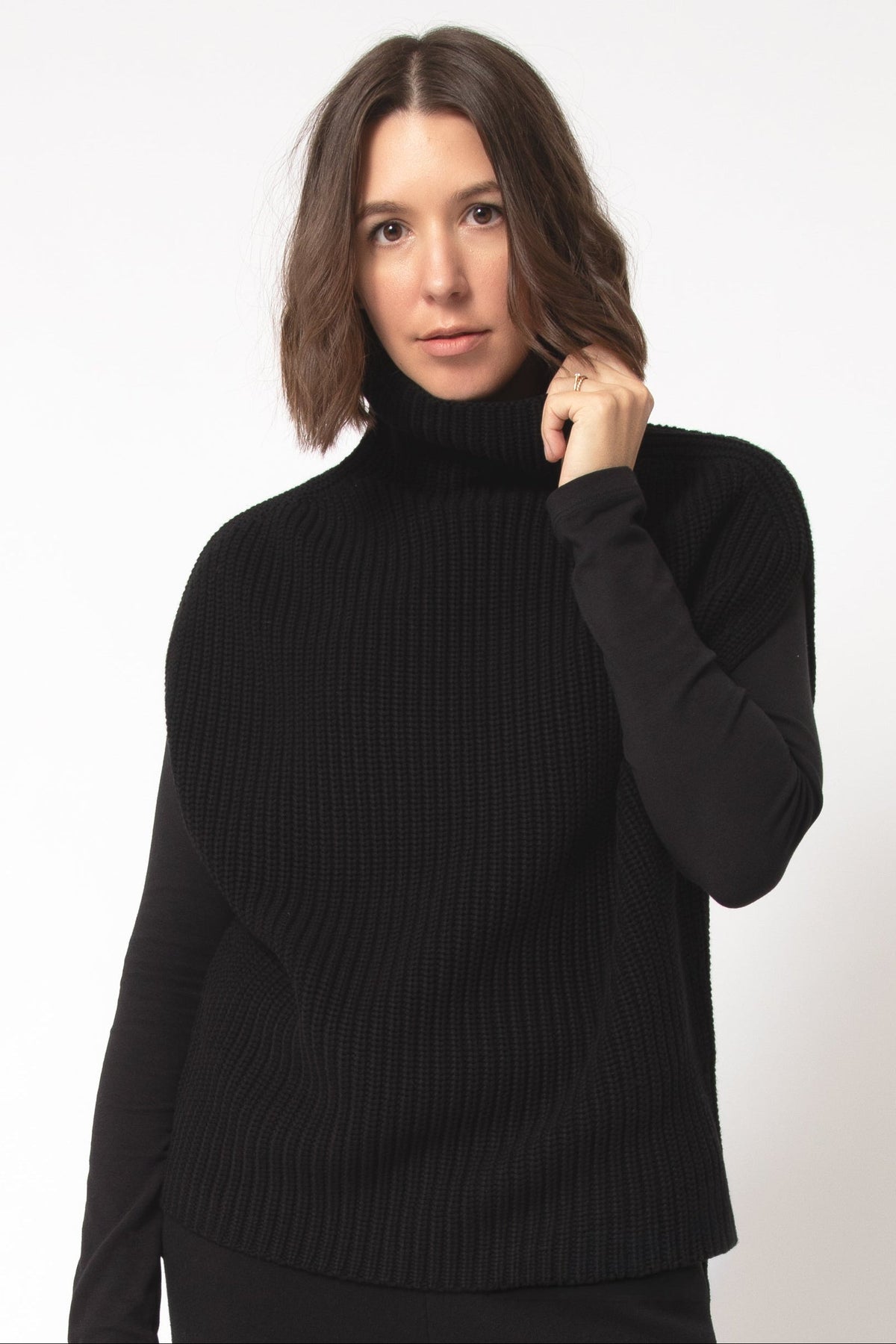 NEVE KNIT SHELL IN ITALIAN COTTON KNIT