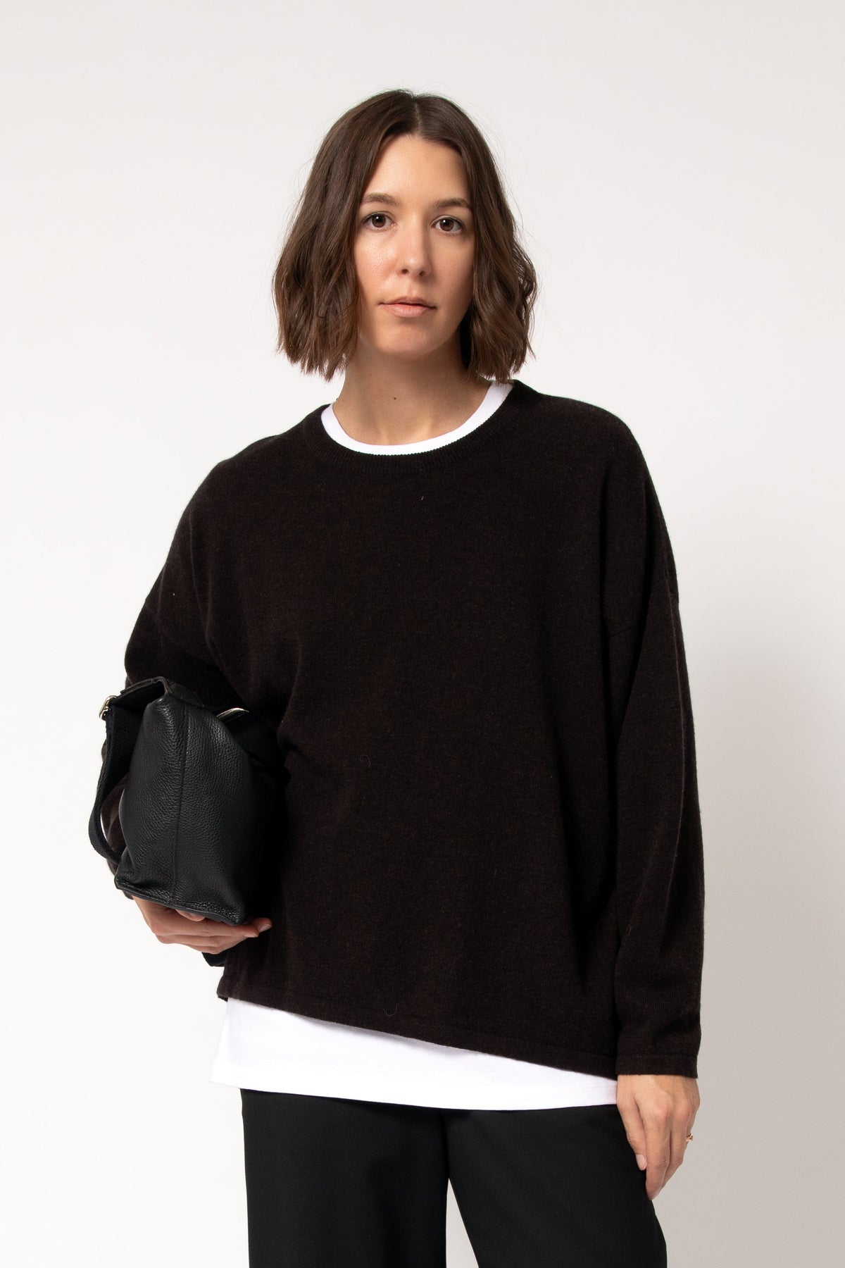 BOYFRIEND CREW T-SHIRT IN PIMA COTTON STRETCH