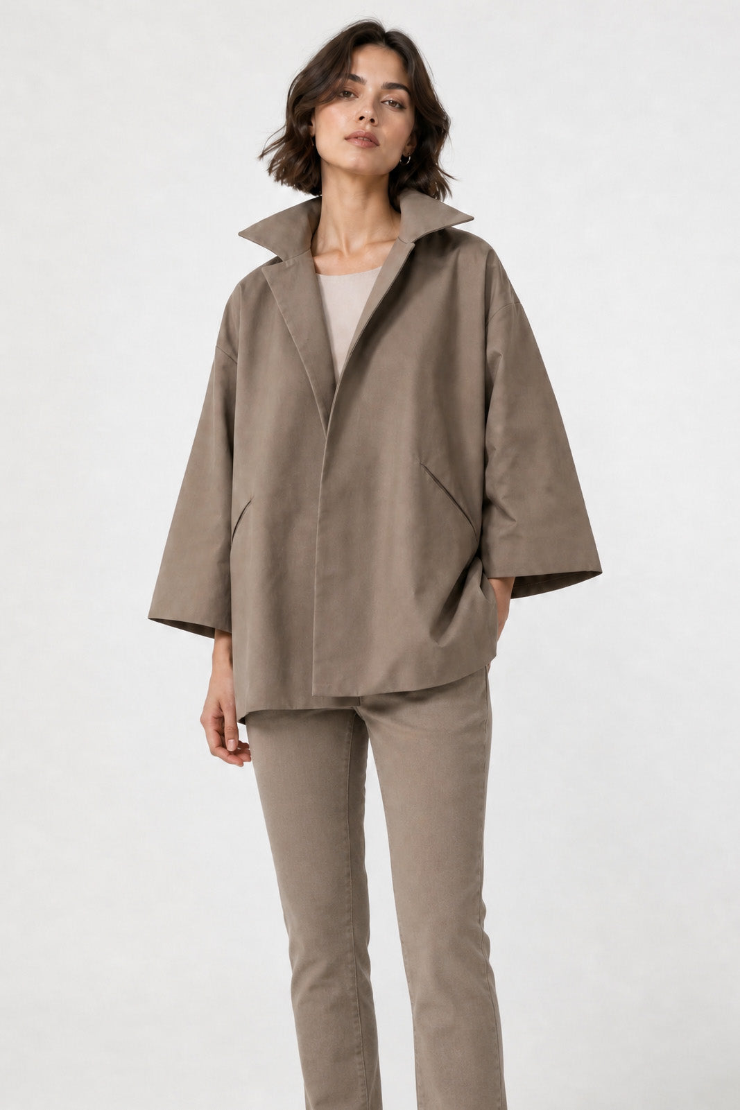 RIMINI JACKET IN ITALIAN STRETCH COTTON