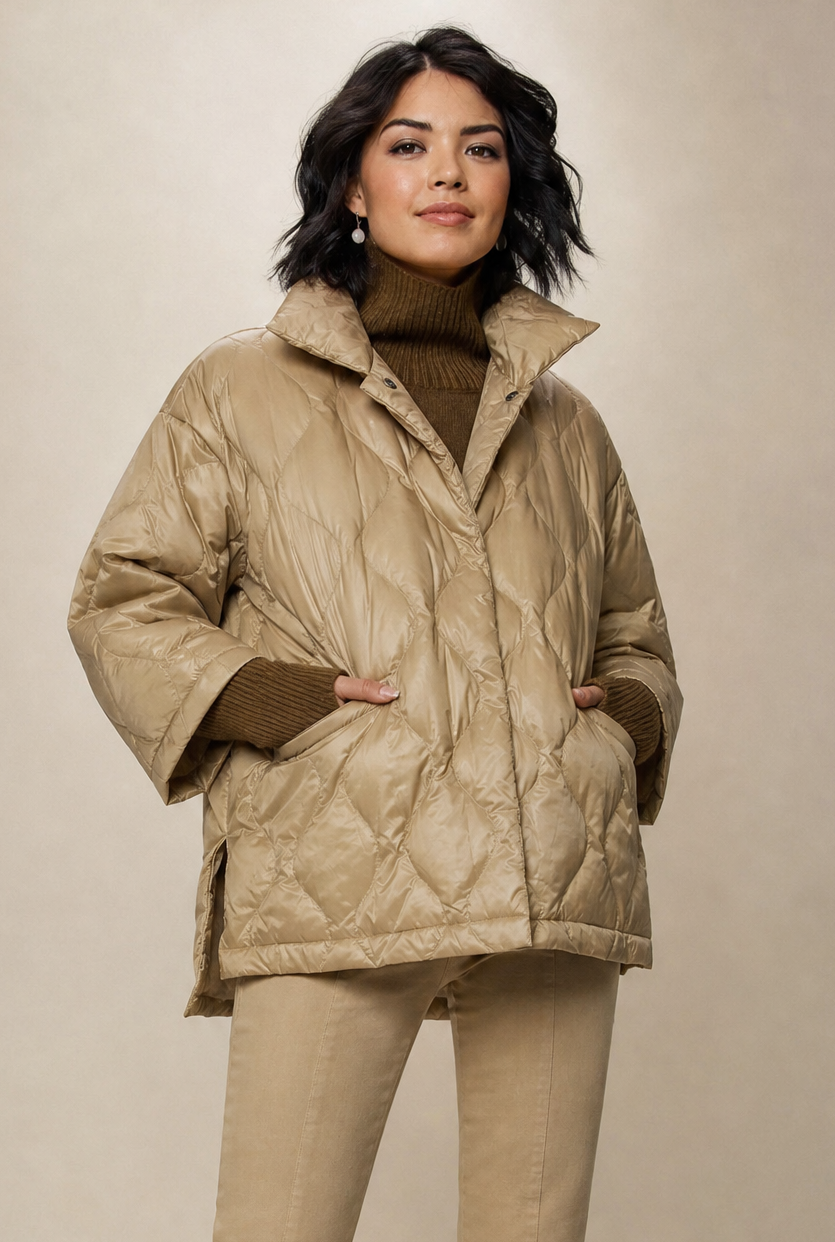 RIMINI CROP GOOSE DOWN JACKET