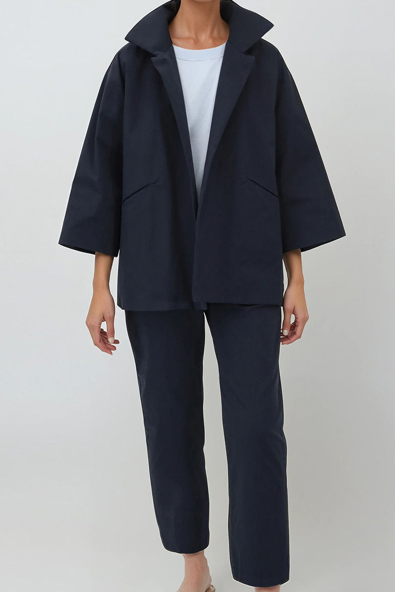 RIMINI JACKET IN ITALIAN STRETCH COTTON