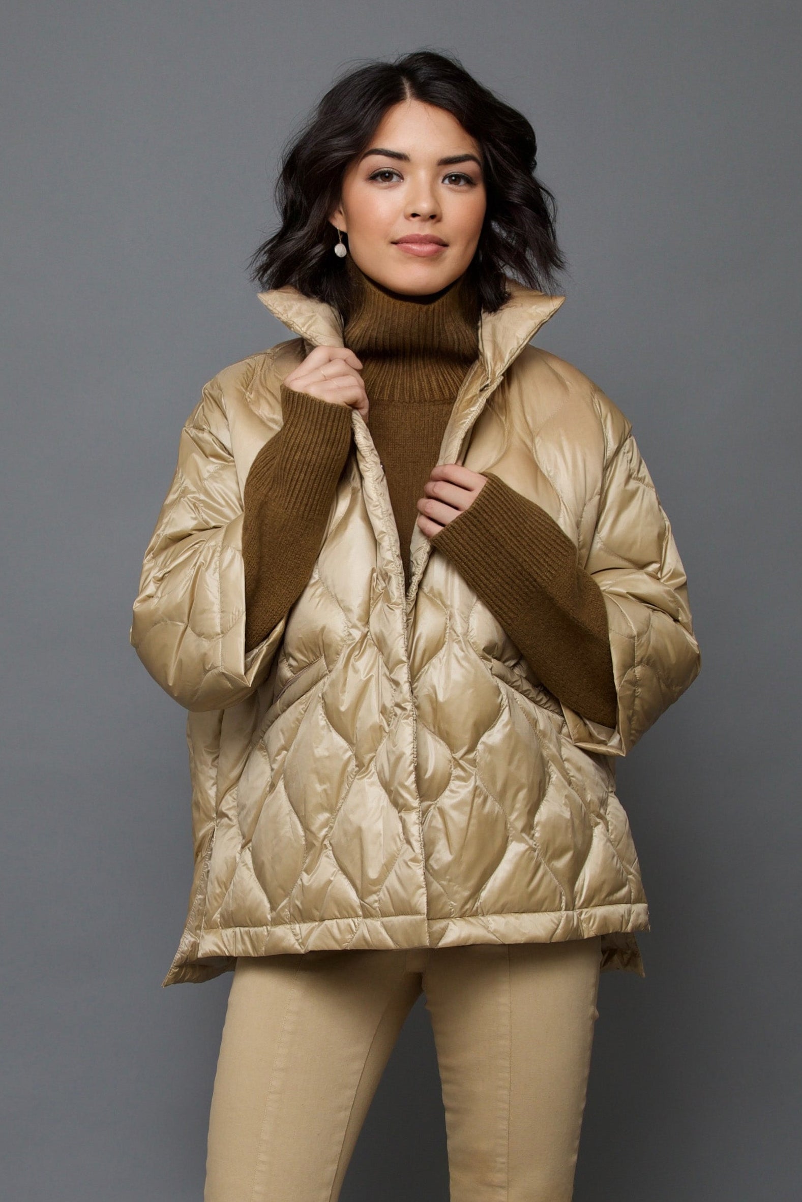 RIMINI CROP GOOSE DOWN JACKET