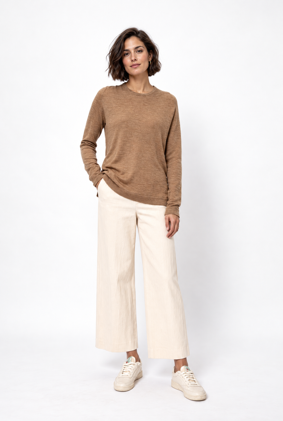 ROCHELLE TUNIC CREW IN FINE ITALIAN MERINO