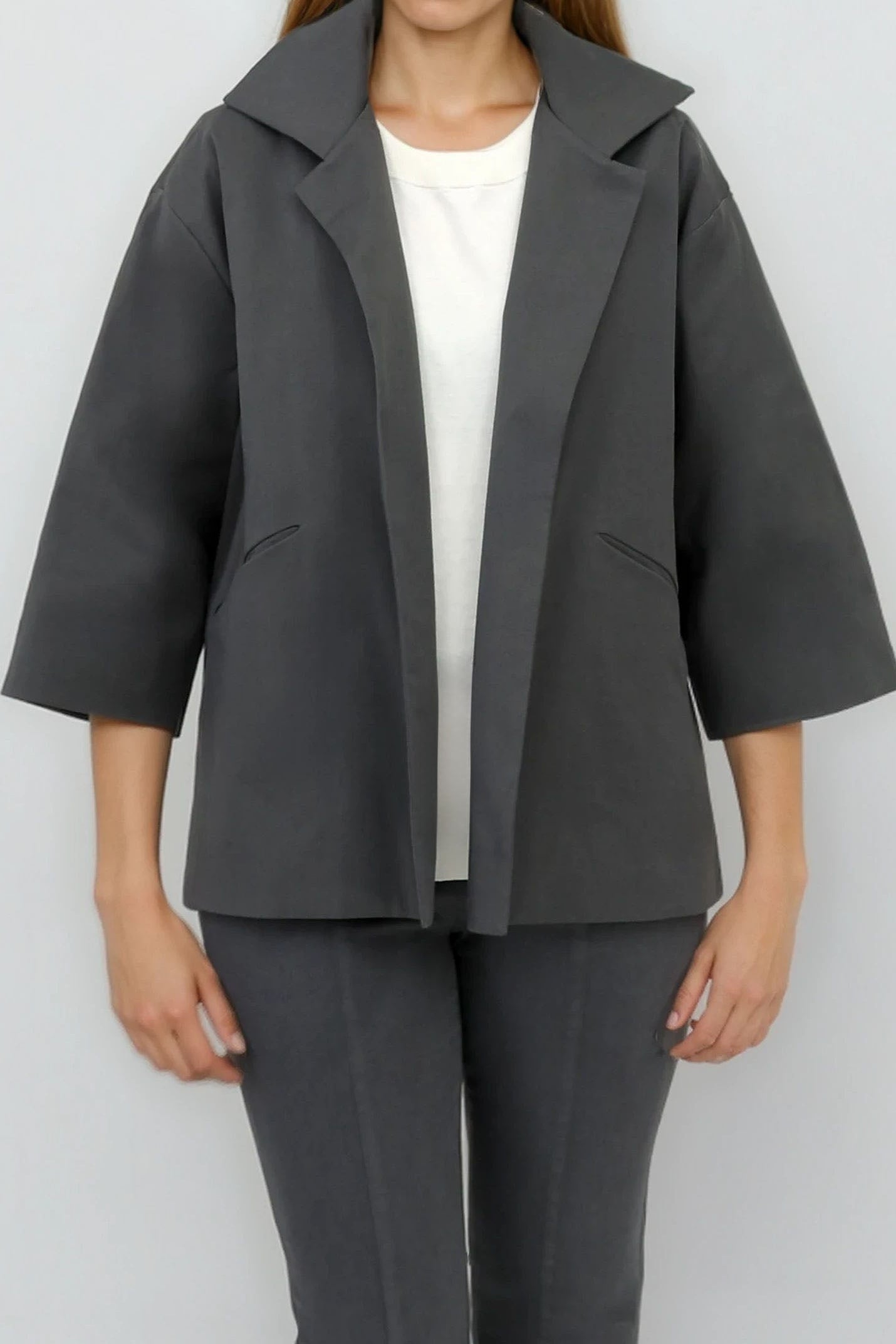 RIMINI JACKET IN ITALIAN STRETCH COTTON
