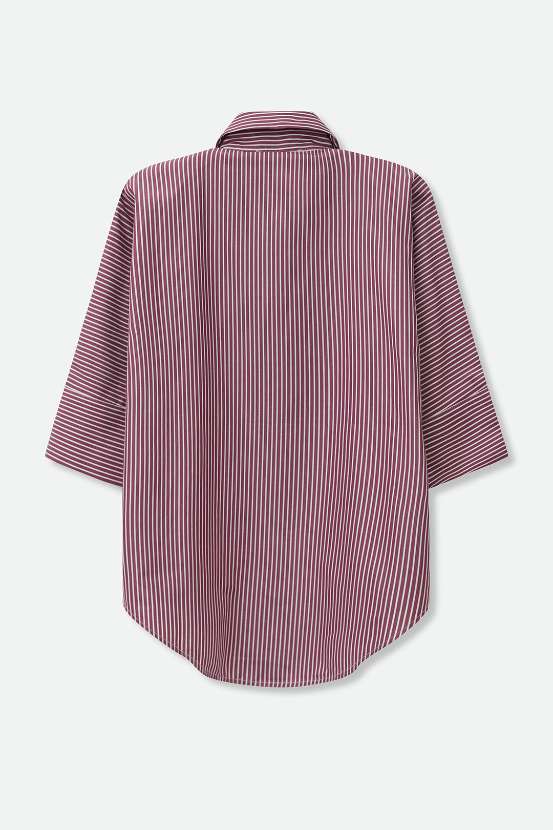 SAHANA DOLMAN IN ITALIAN COTTON WHITE WINE STRIPE JACQUARD