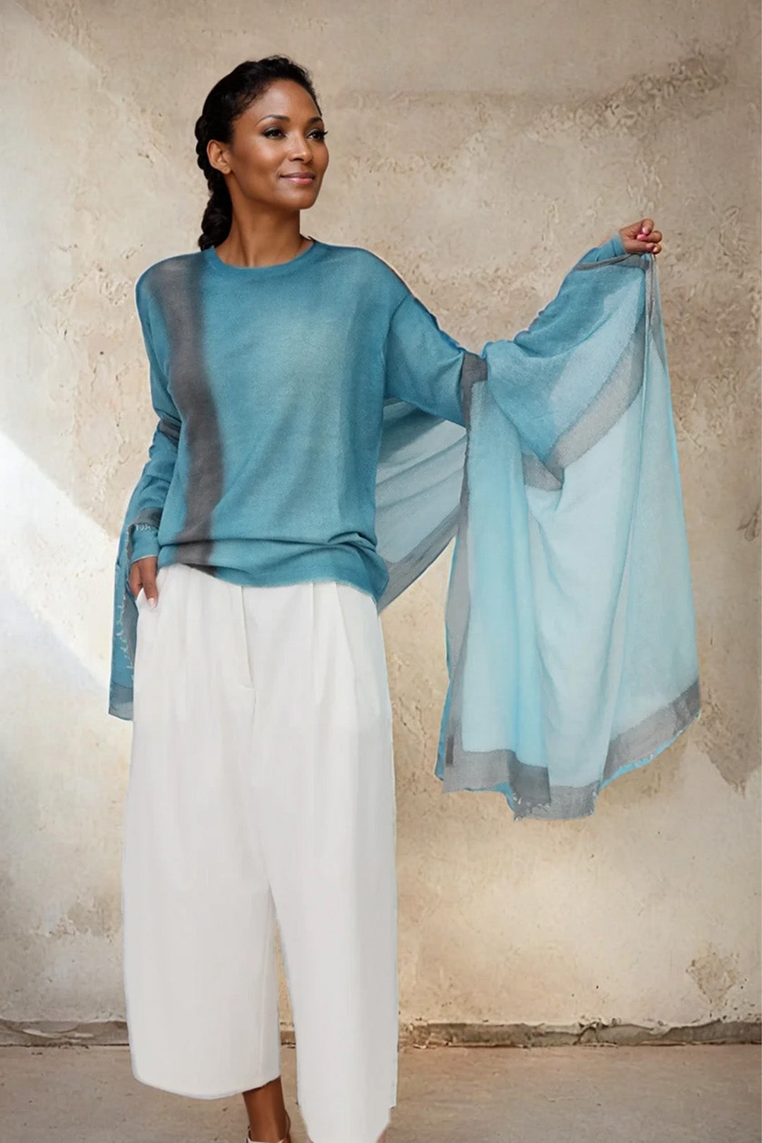 PALMER PANT IN ITALIAN COTTON STRETCH