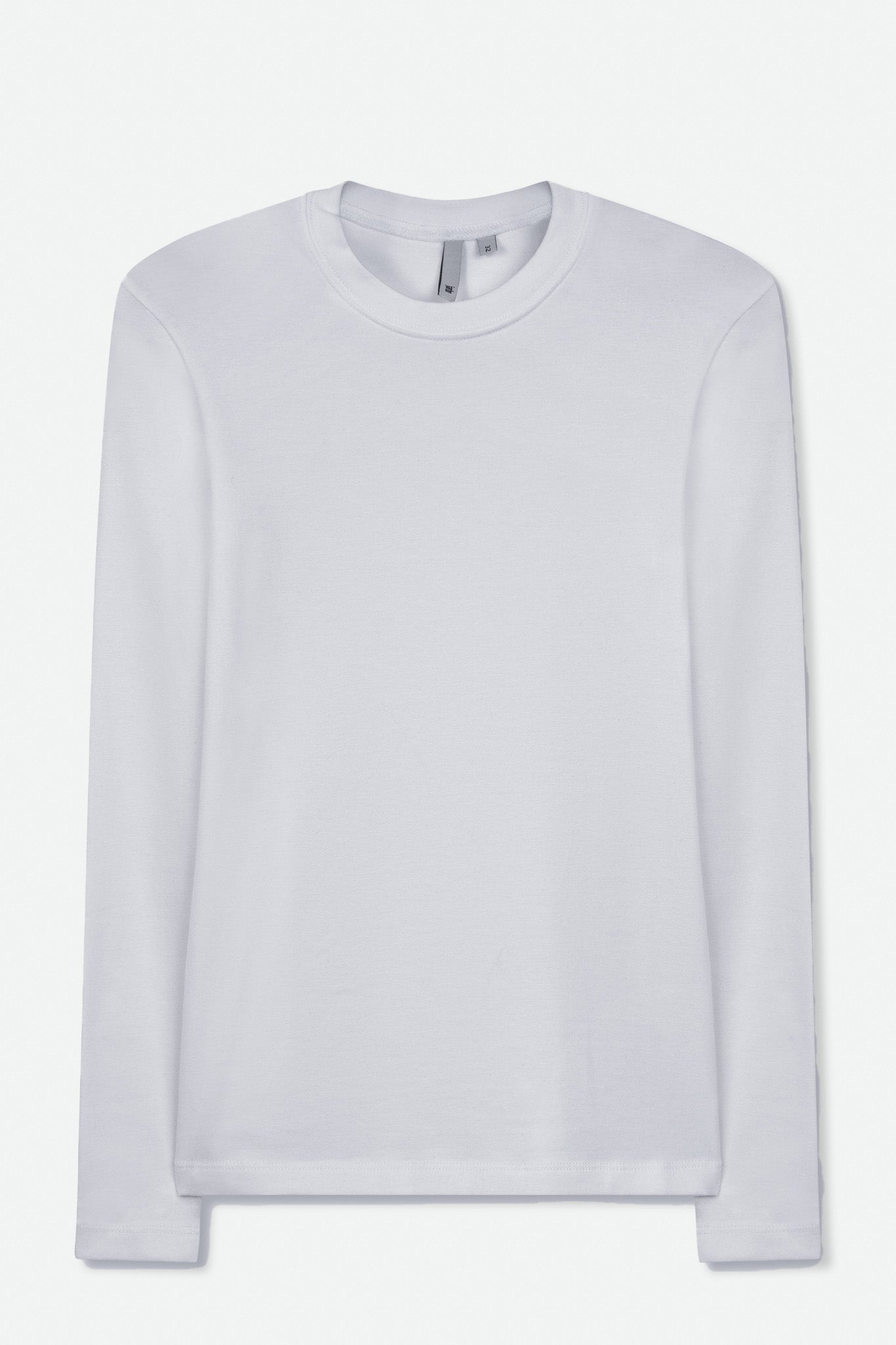 LONG SLEEVE CREW IN PIMA COTTON STRETCH