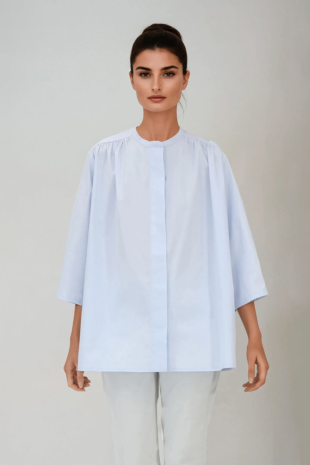 SOLANA SHIRT IN ITALIAN COTTON POPLIN