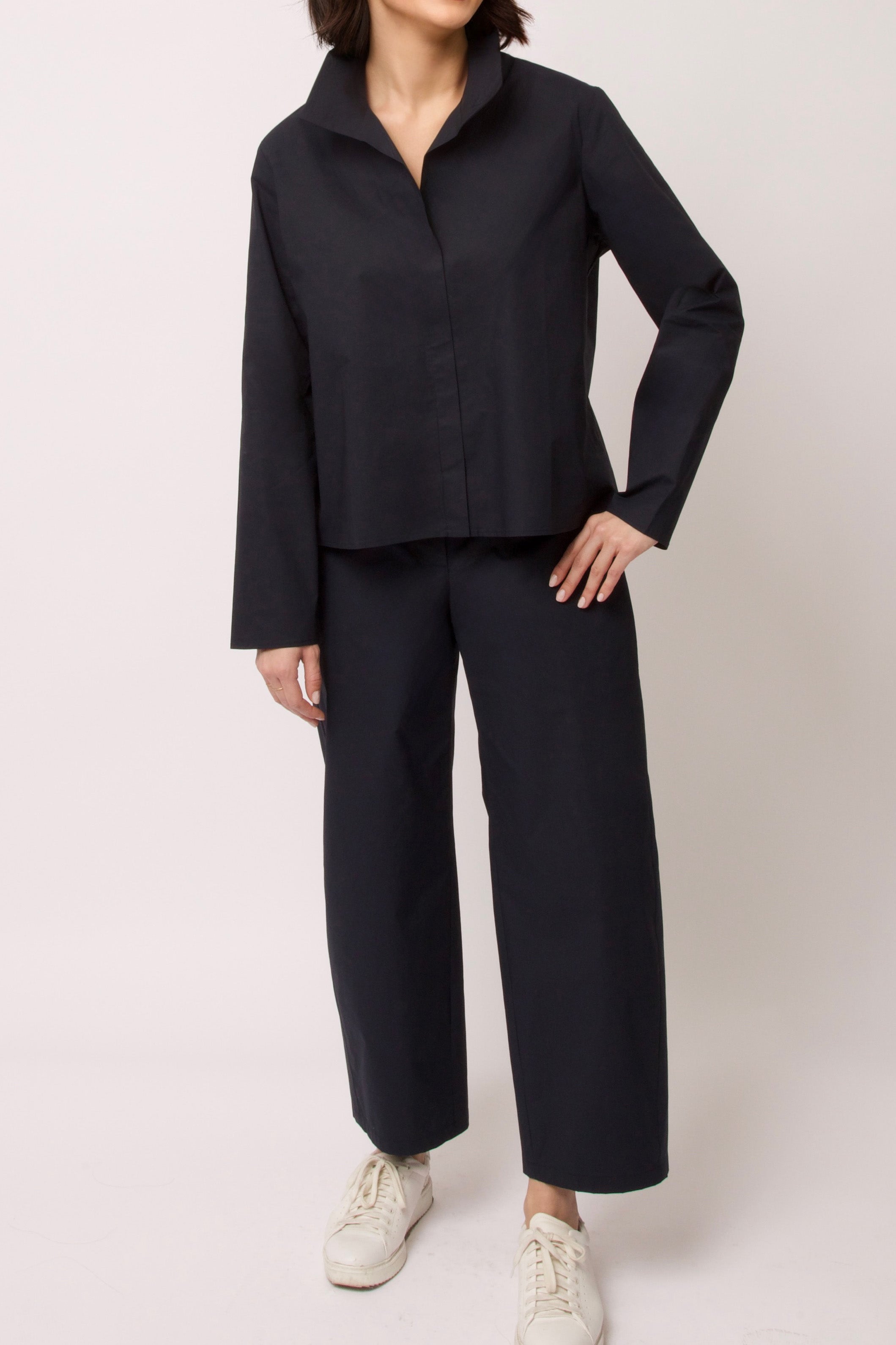 PETRA PANT IN ITALIAN FINE STRETCH COTTON