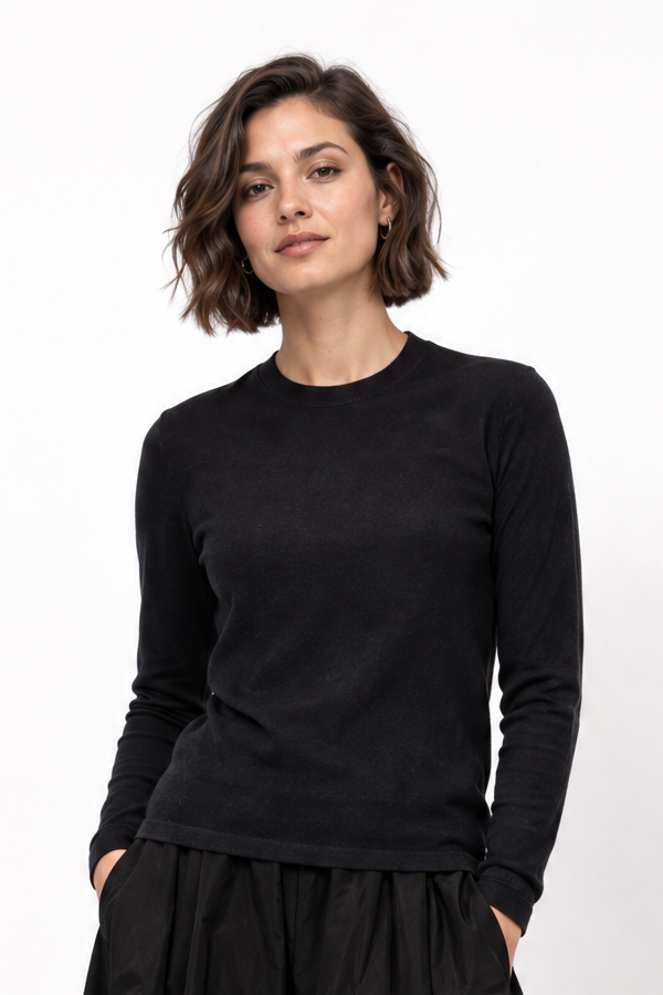 SOREN CREW IN HAND DYED CASHMERE