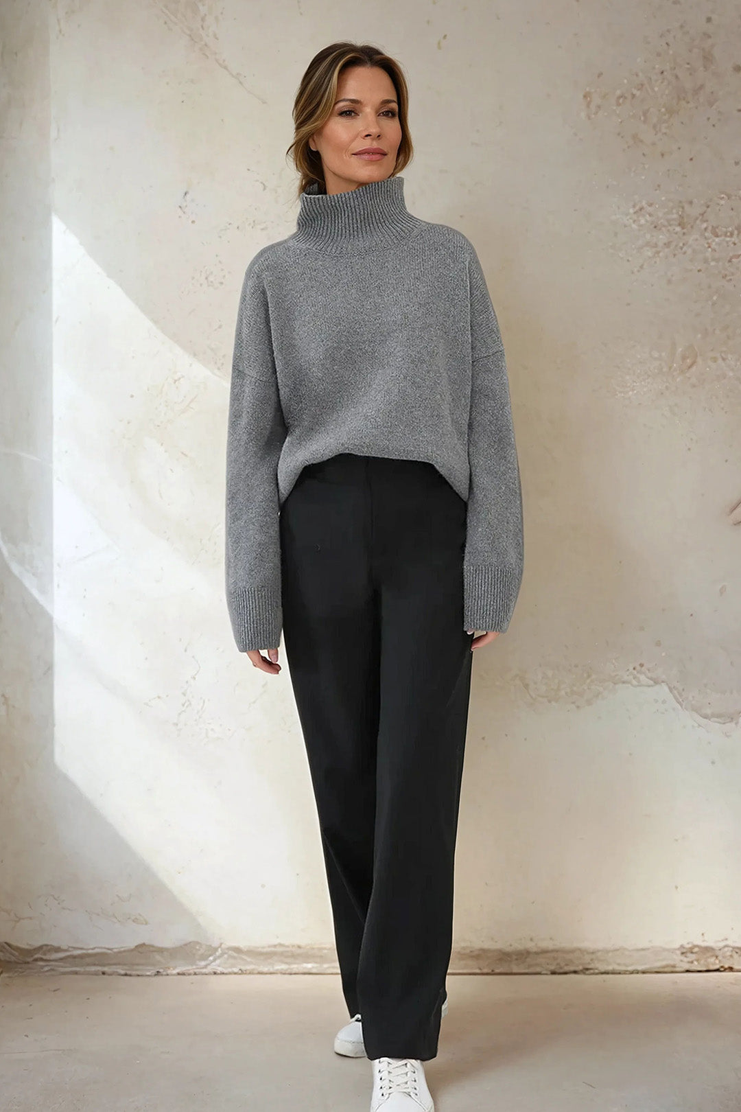 THEIA TURTLENECK IN CASHMERE YAK & MERINO