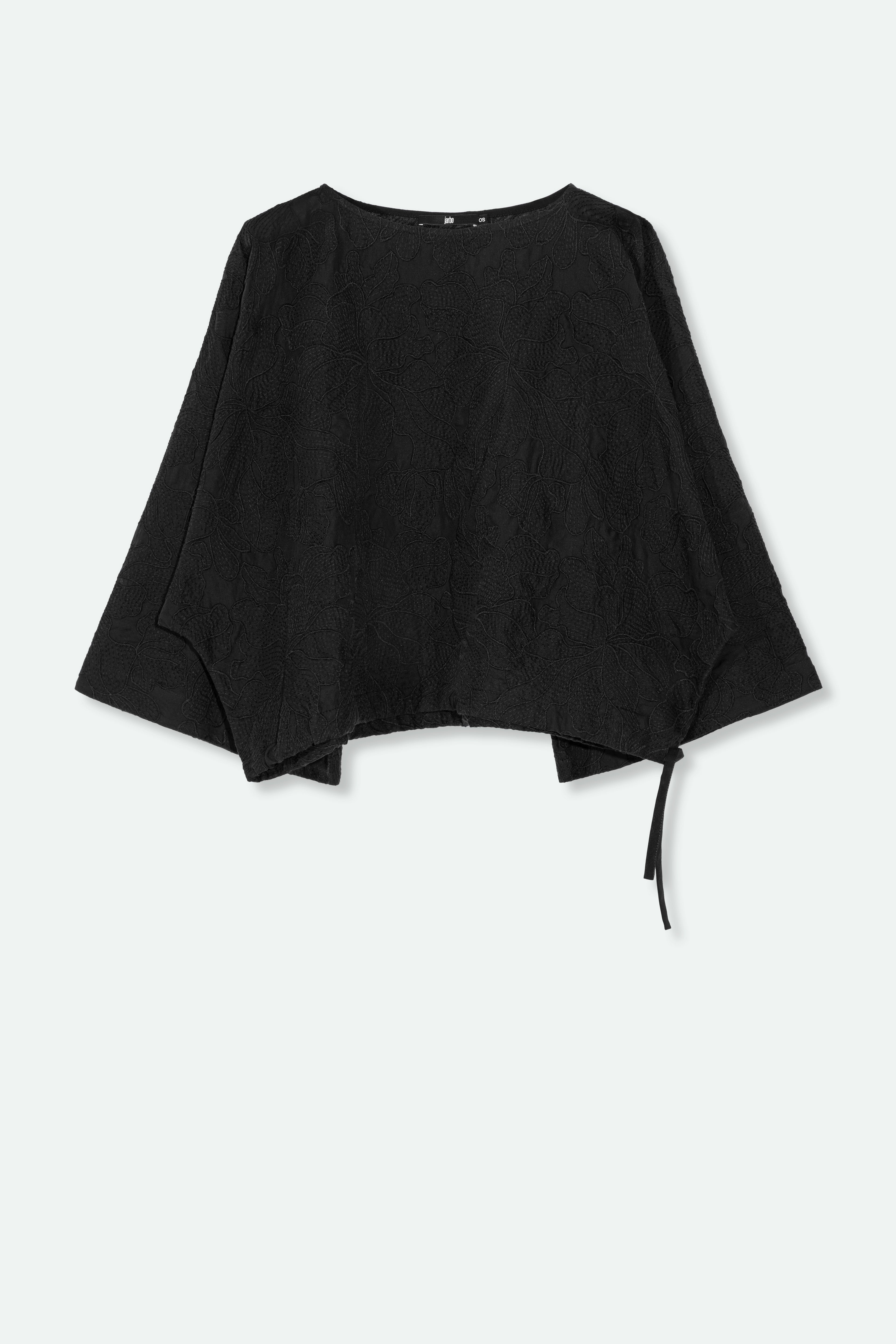 TILLIE TOP IN EMBROIDERED ITALIAN COTTON