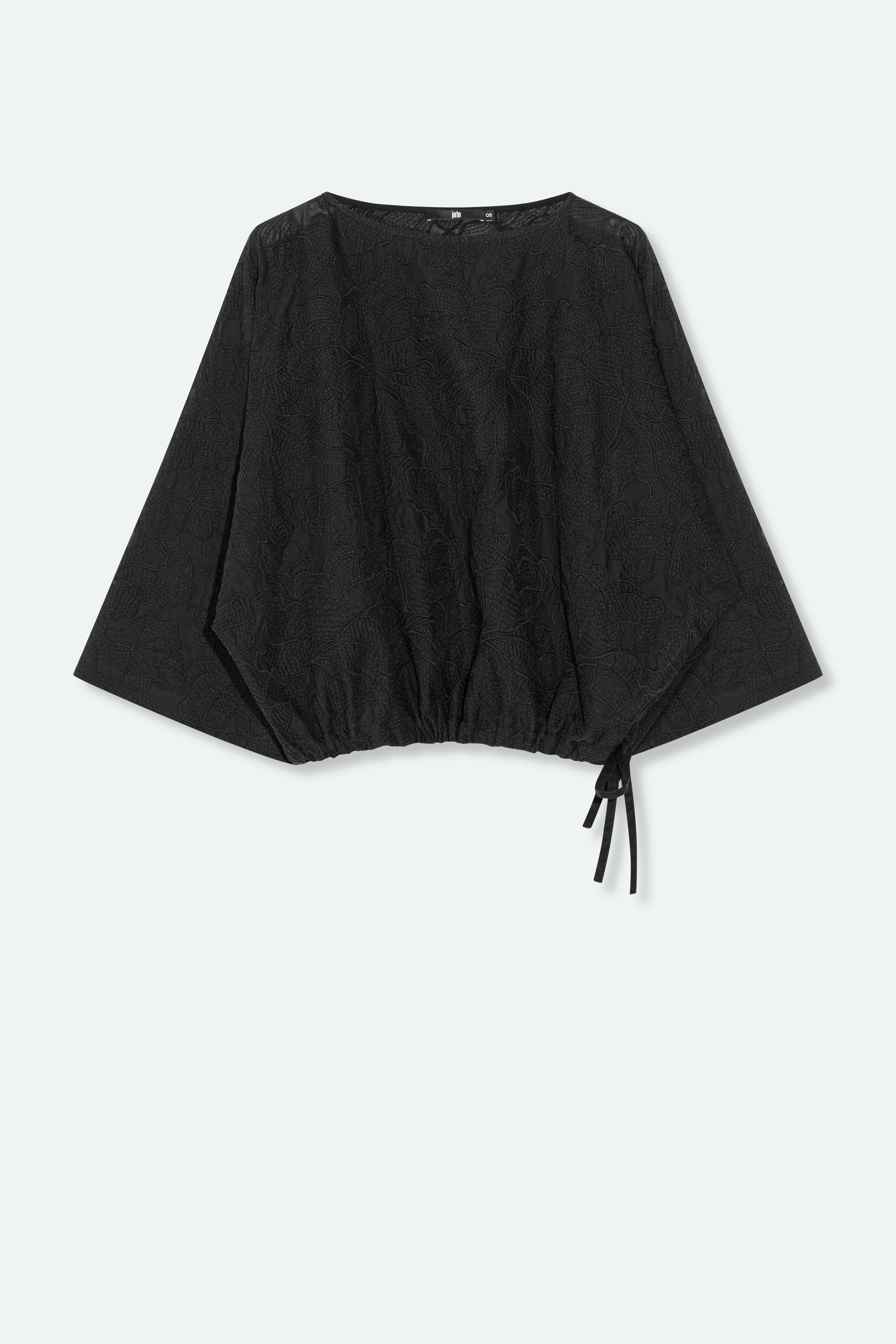 TILLIE TOP IN EMBROIDERED ITALIAN COTTON