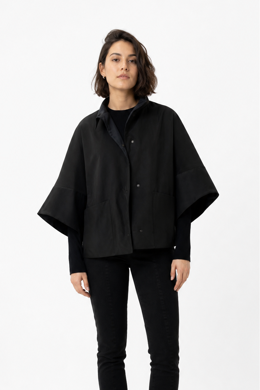 VALE JACKET IN REVERSIBLE TECHNO-SILK TAFFETA