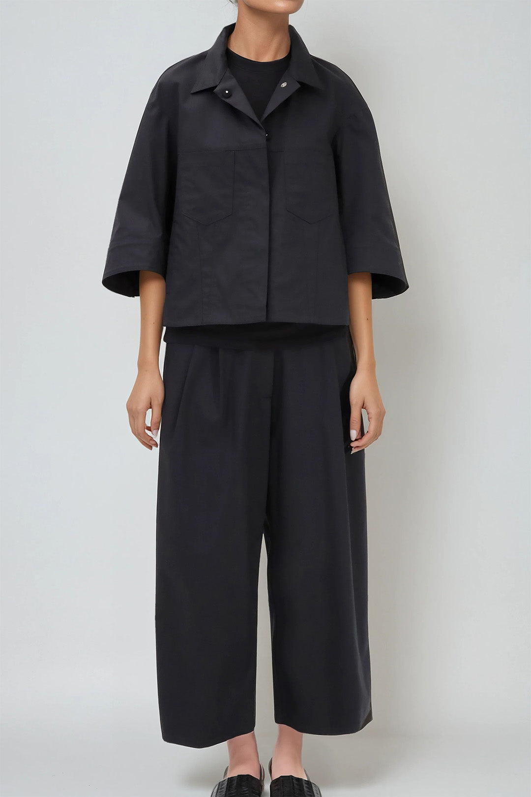 VENETO JACKET IN ITALIAN COTTON STRETCH