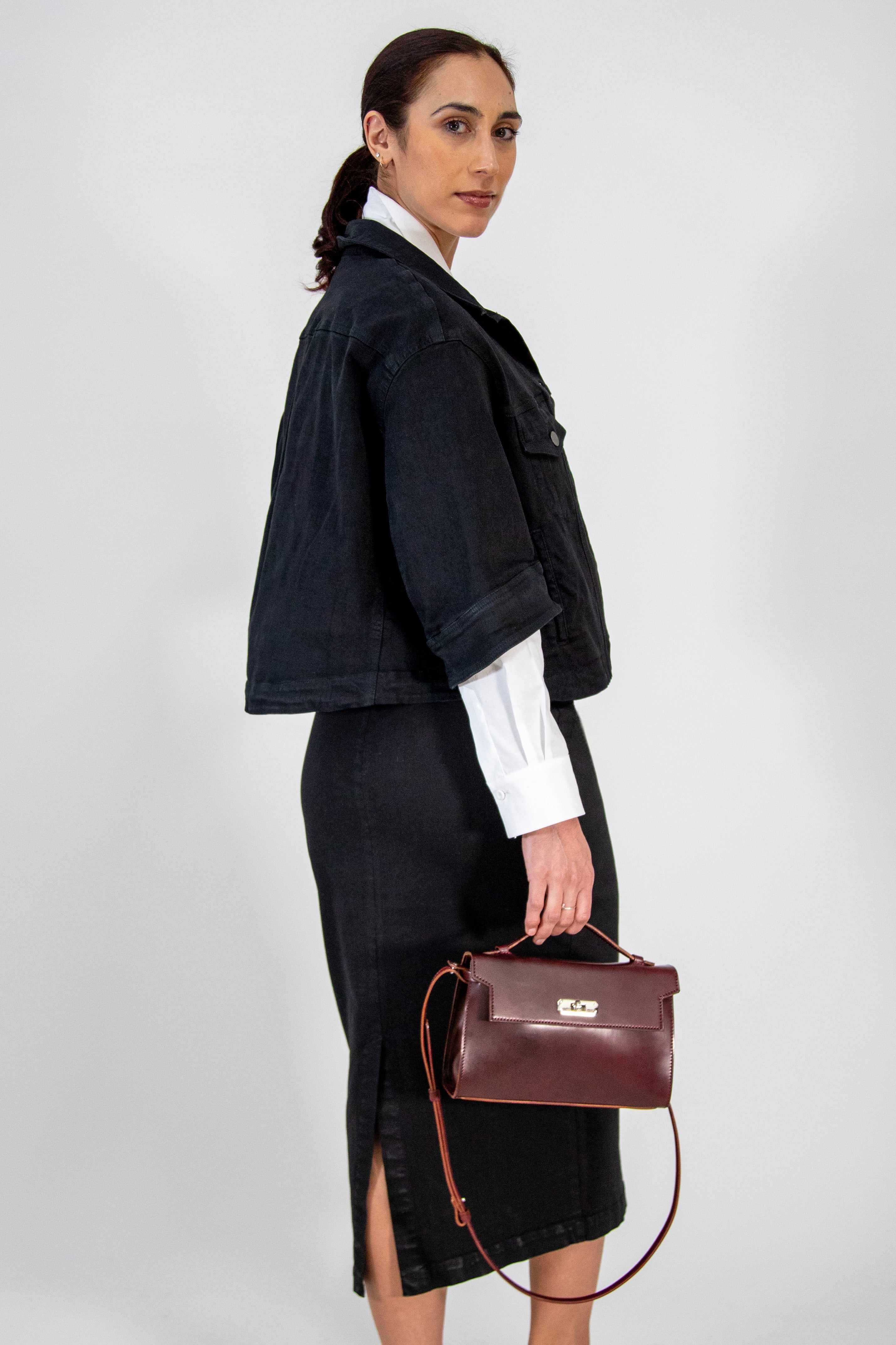 O'HARA IN CORDOVAN LEATHER BURGUNDY