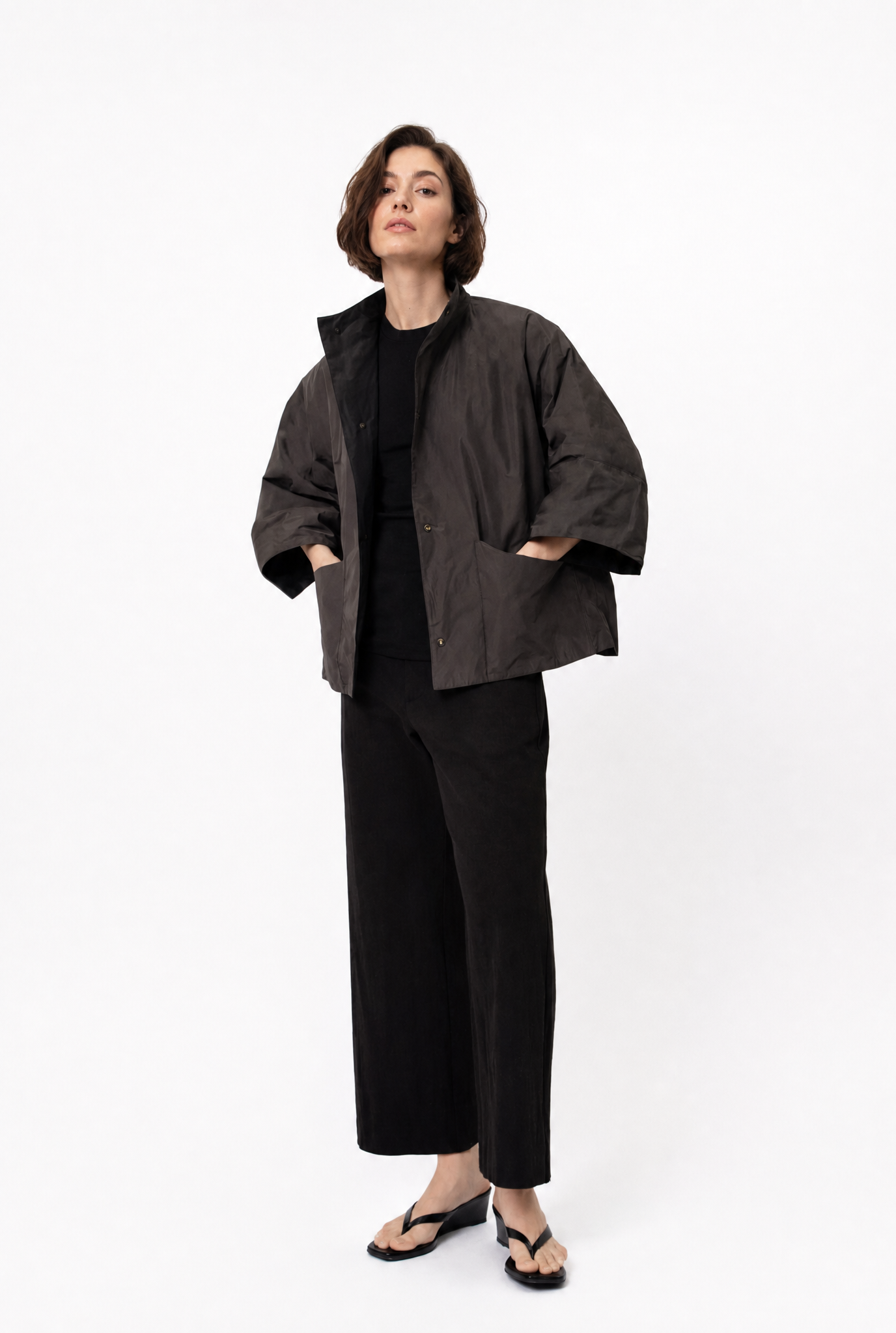 VALE JACKET IN REVERSIBLE TECHNO-SILK TAFFETA
