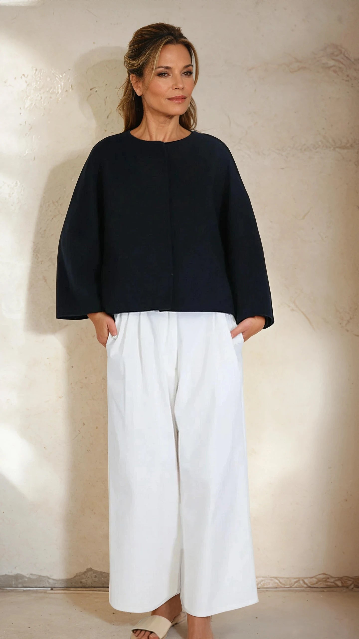 ADELAIDE SNAP JACKET IN DOUBLE - FACE CASHMERE WOOL - Jarbo