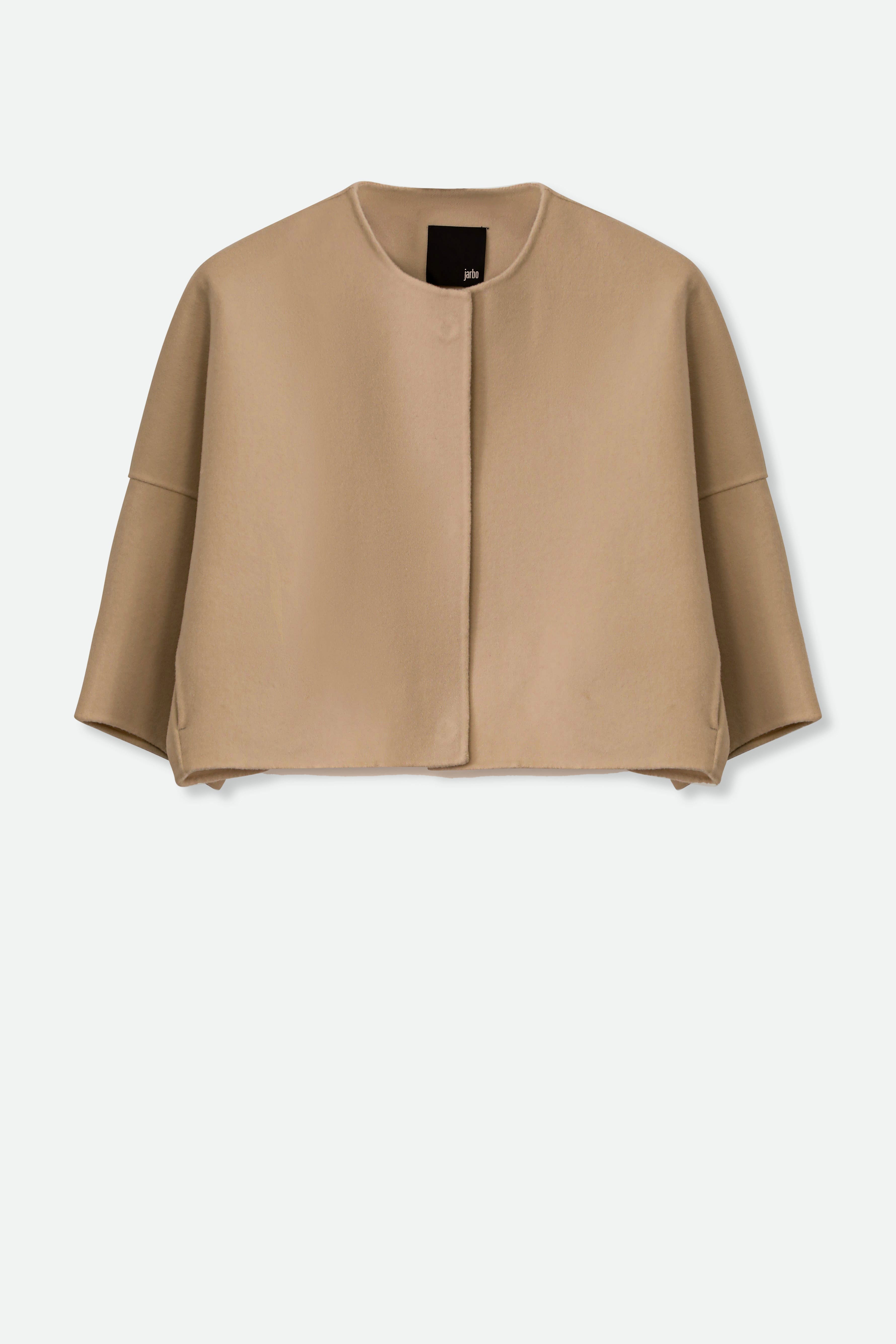 ADELAIDE SNAP JACKET IN DOUBLE - FACE CASHMERE WOOL - Jarbo