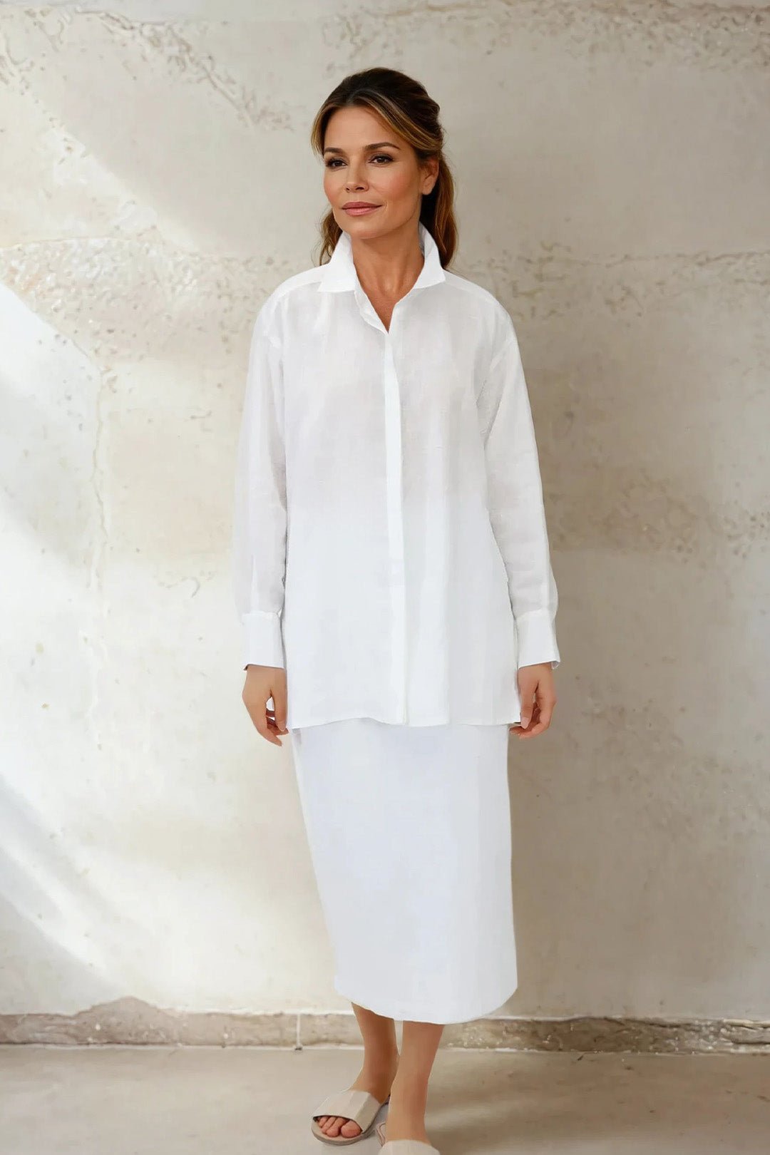 ADRIA SHIRT IN PREMIUM ITALIAN LINEN - Jarbo