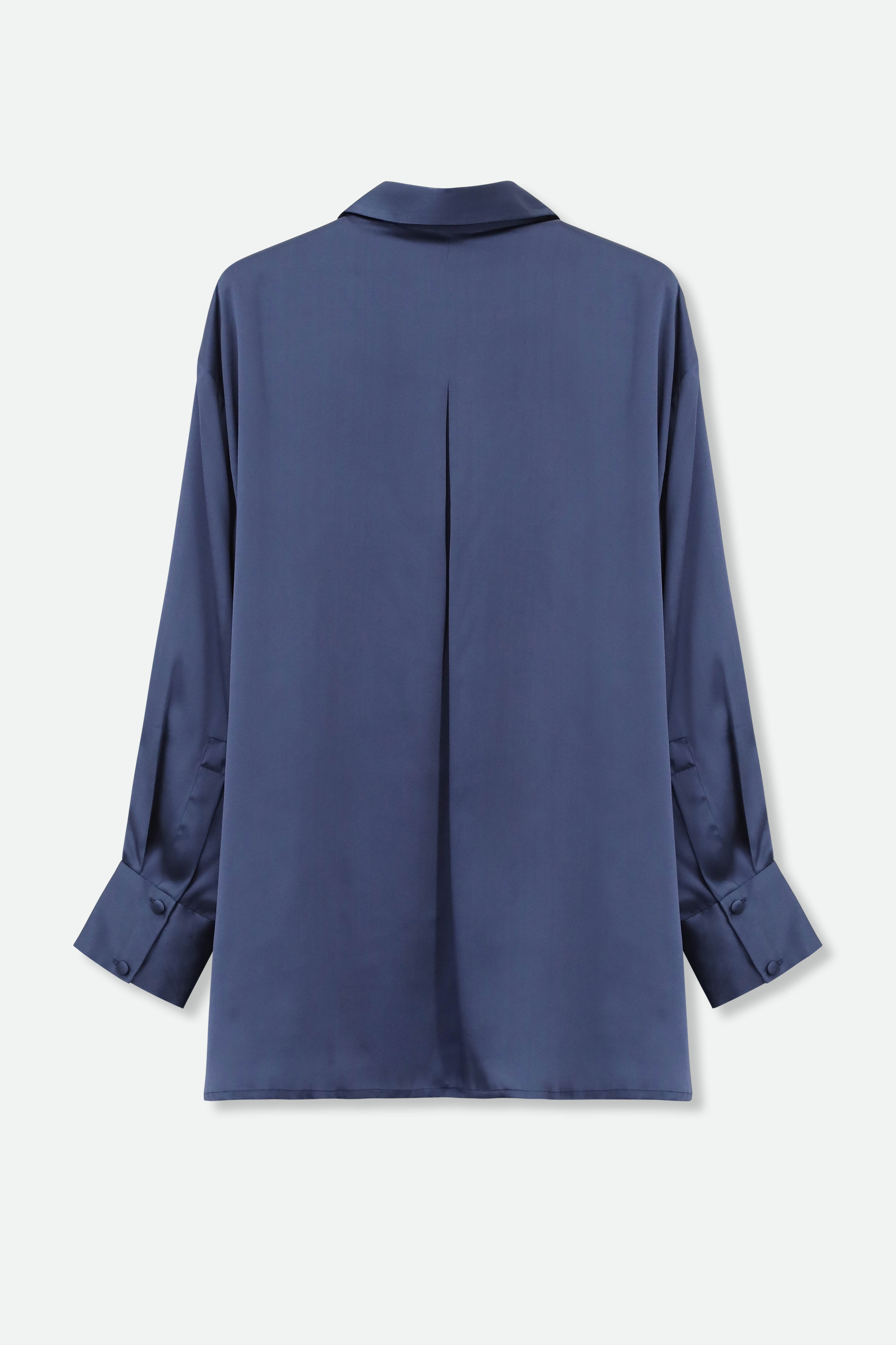 ADRIA SHIRT IN STRETCH SILK CHARMEUSE - Jarbo