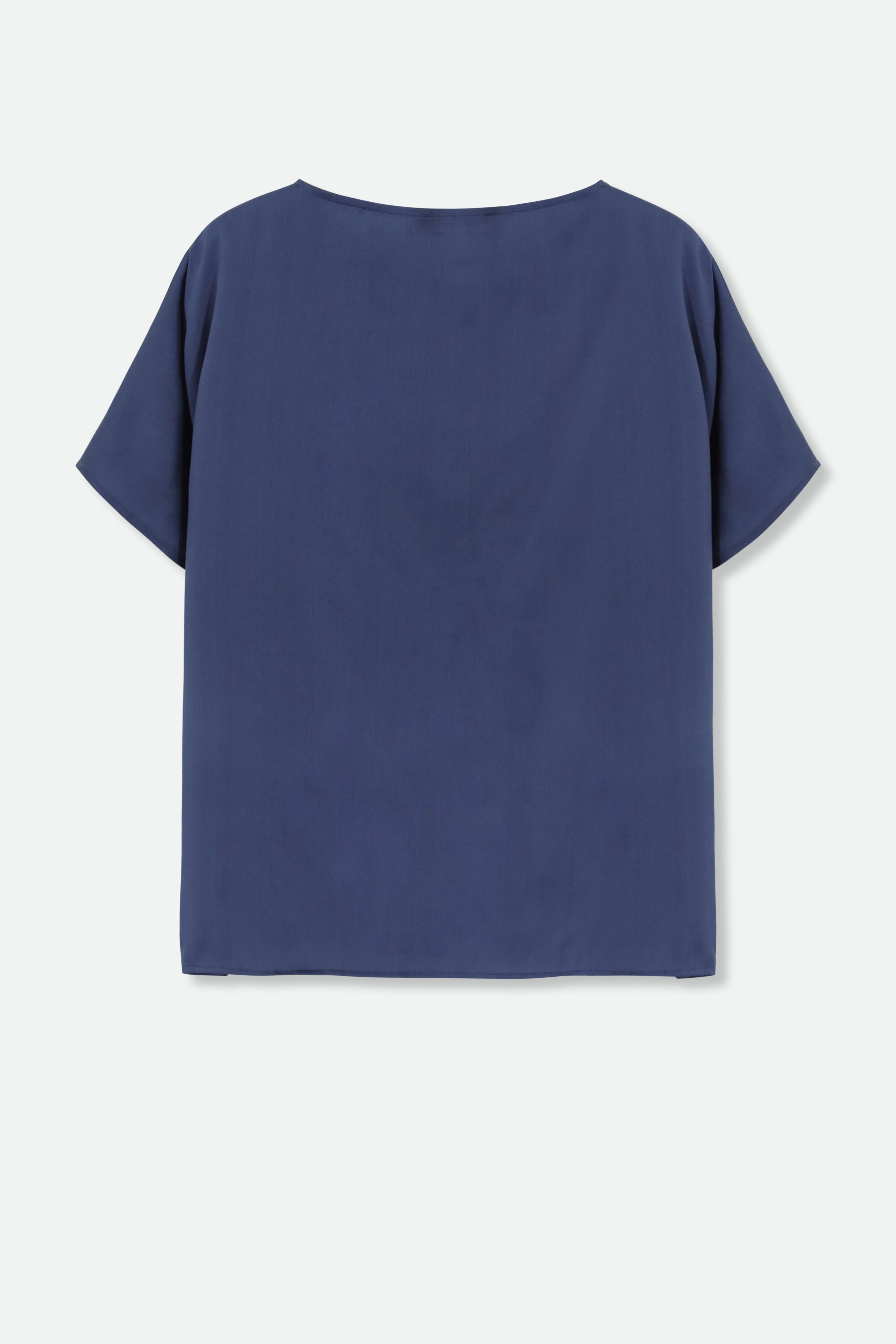 ALBA BLOUSE IN SILK CHARMEUSE - Jarbo