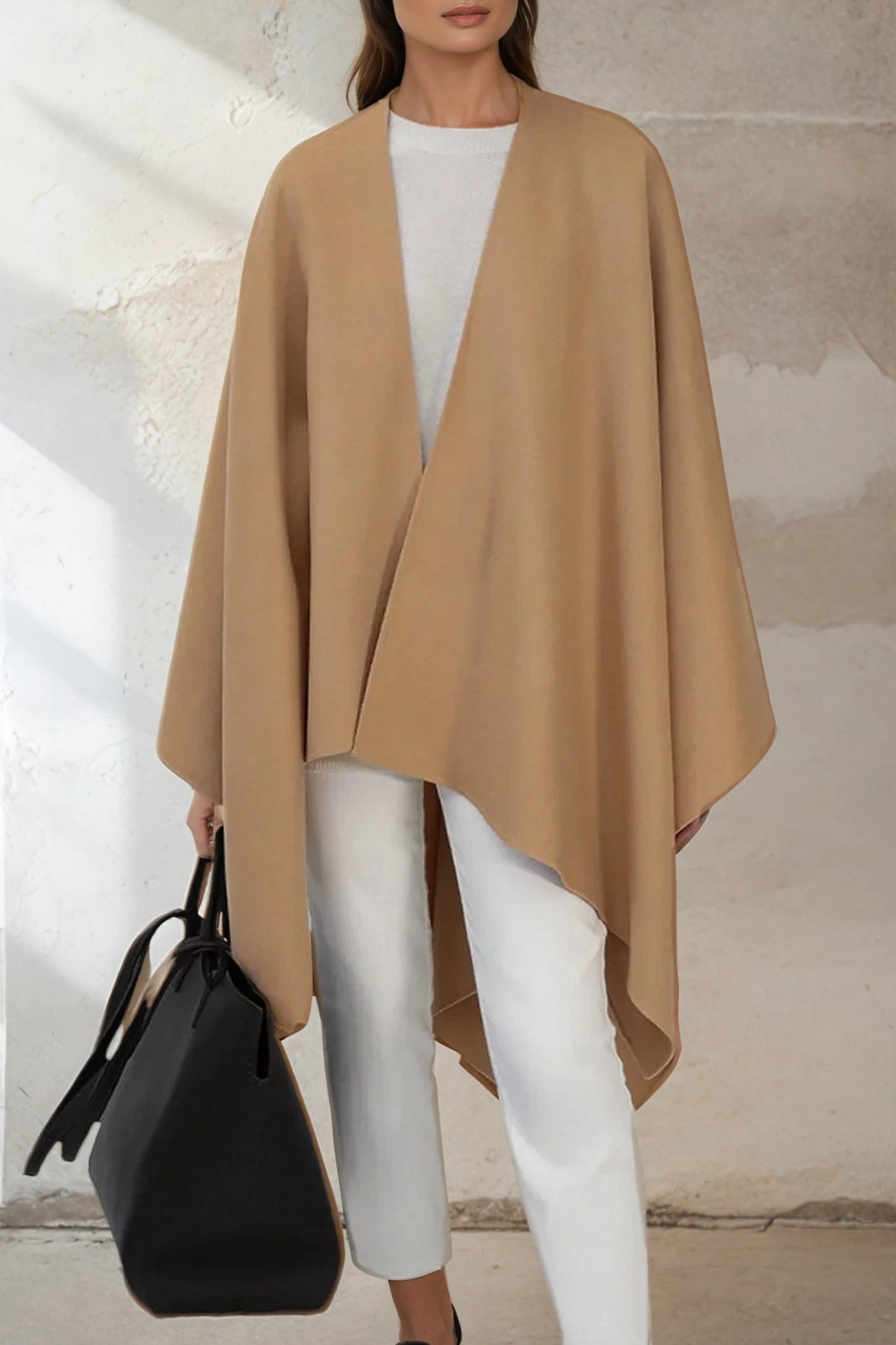ALPINE CAPE IN PURE CASHMERE - Jarbo