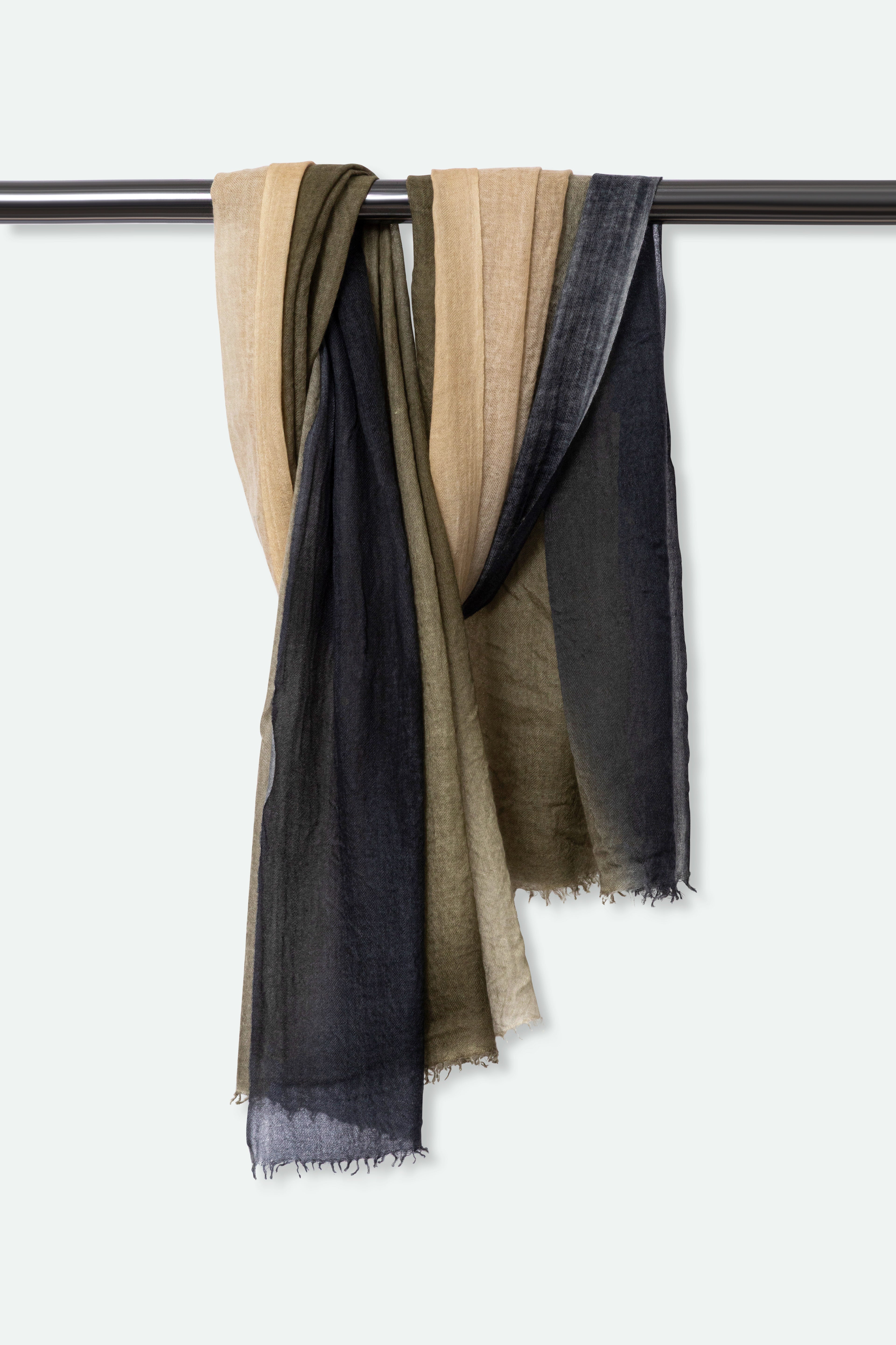 APENNINE SCARF IN HAND DYED CASHMERE - Jarbo