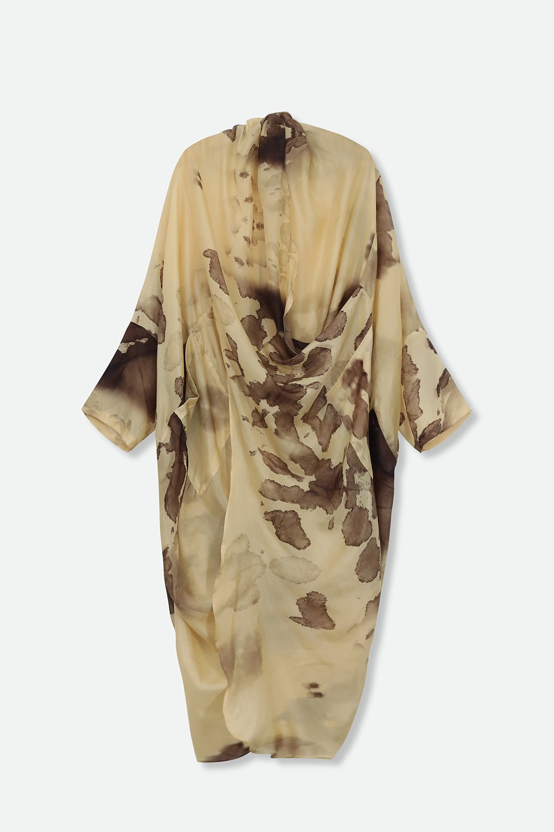 ATHENA CAPE WRAP IN SILK VOILE IN SUMMER SUNSET - Jarbo