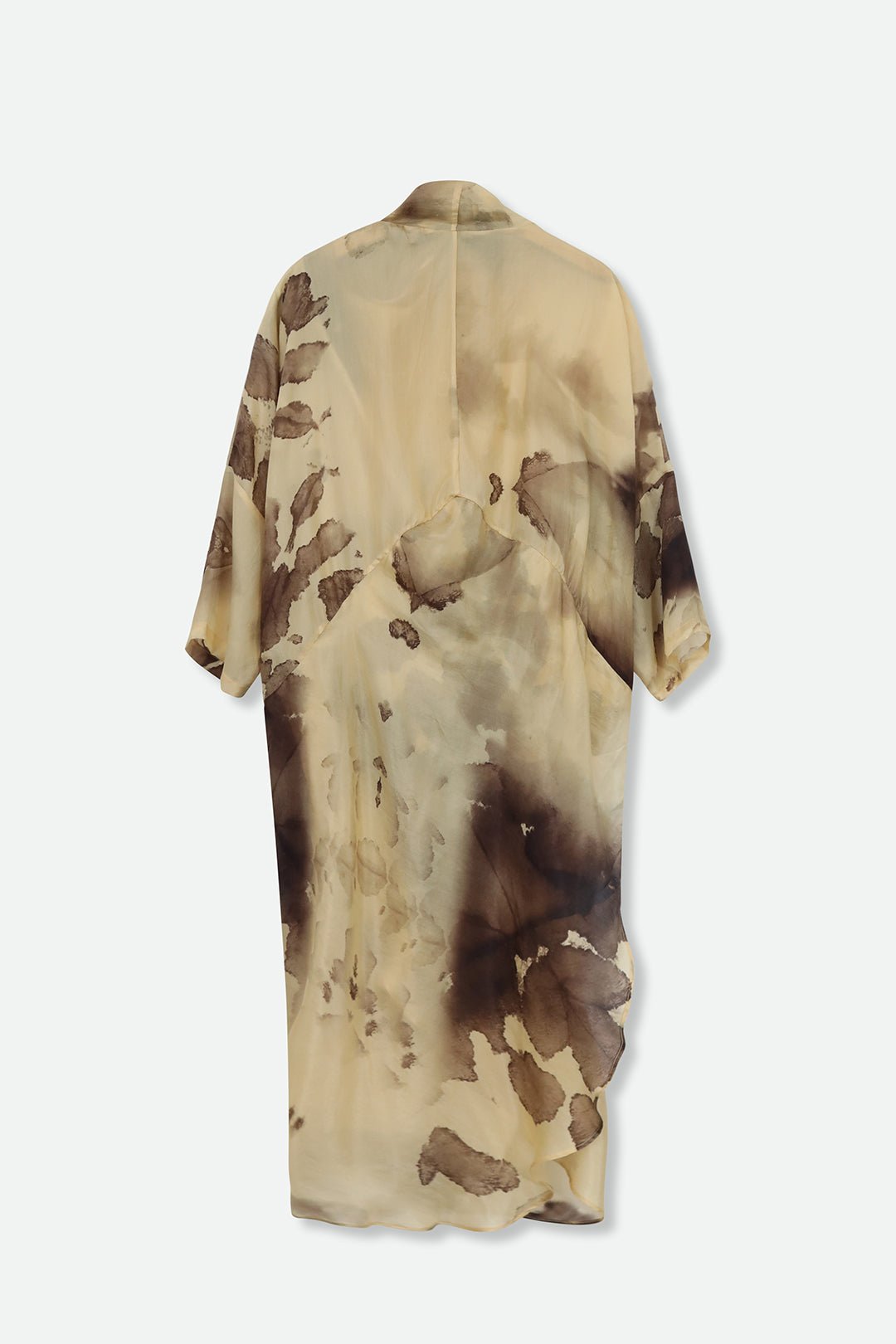 ATHENA CAPE WRAP IN SILK VOILE IN SUMMER SUNSET - Jarbo