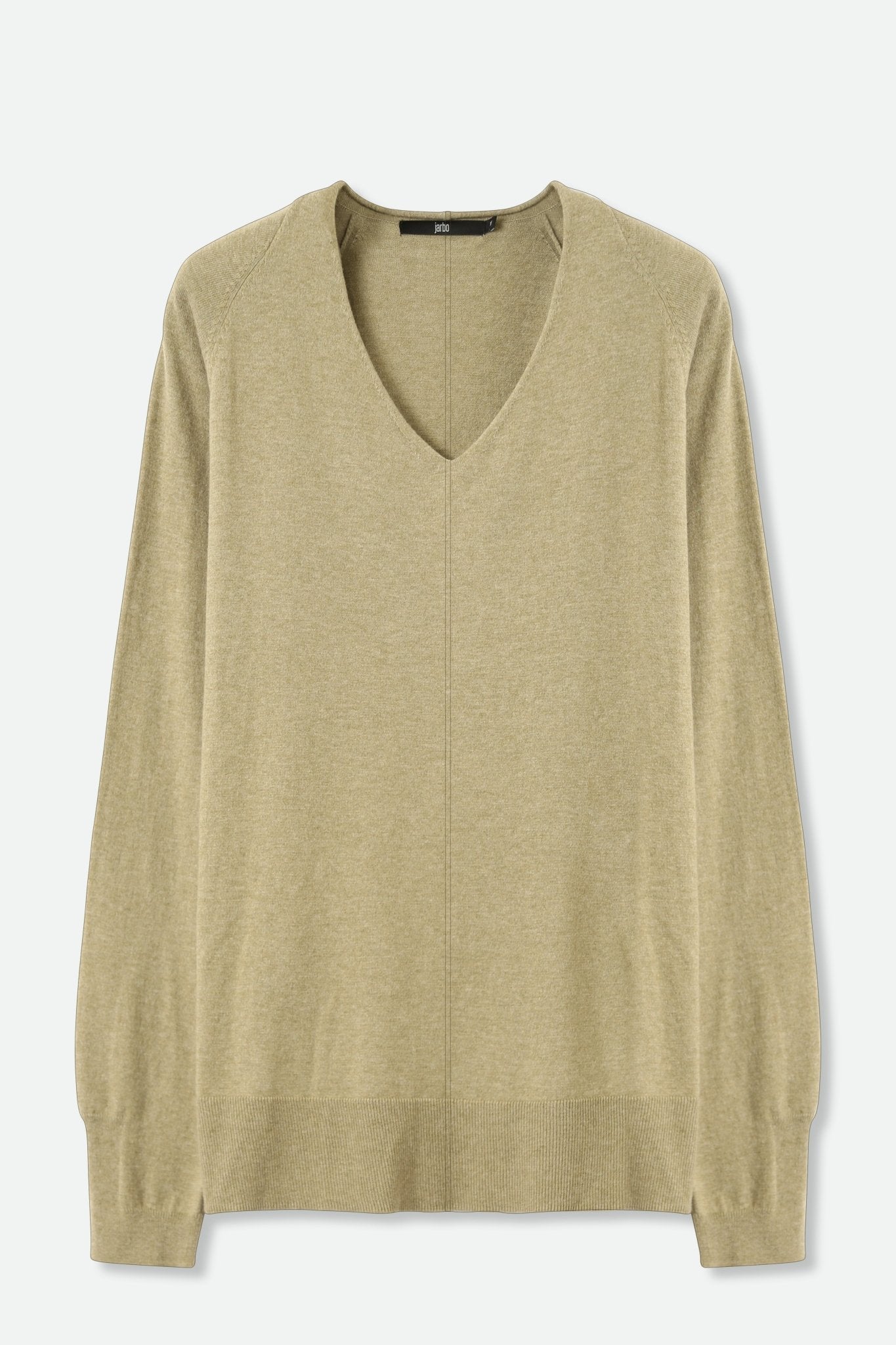 AVERY V NECK TUNIC IN DOUBLE KNIT PIMA COTTON - Jarbo