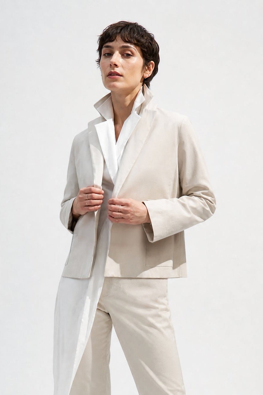BERNAY BLAZER IN ITALIAN STRETCH COTTON - Jarbo