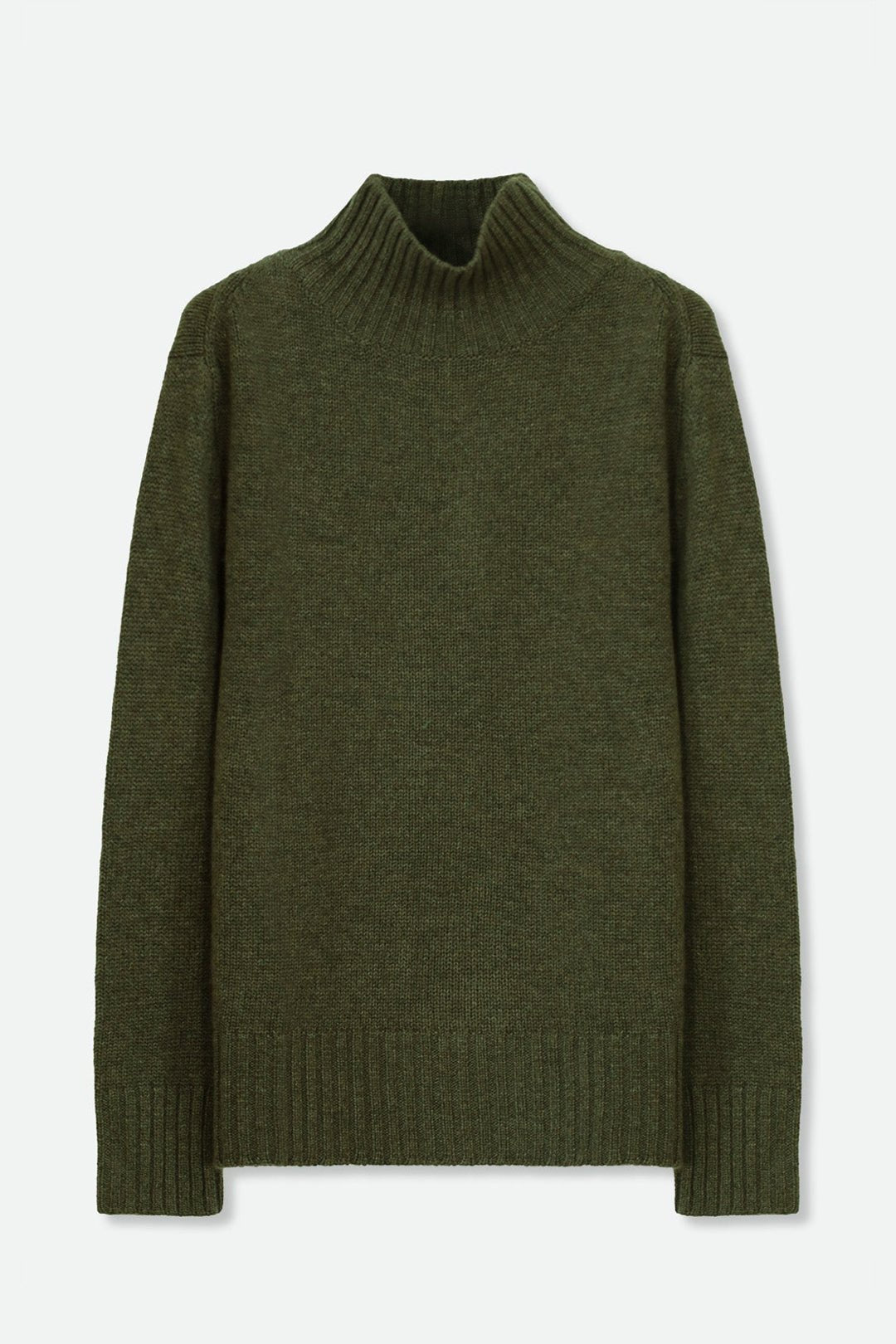 BERWICK TURTLENECK SWEATER IN CASHMERE MERINO 4 PLY KNIT - Jarbo