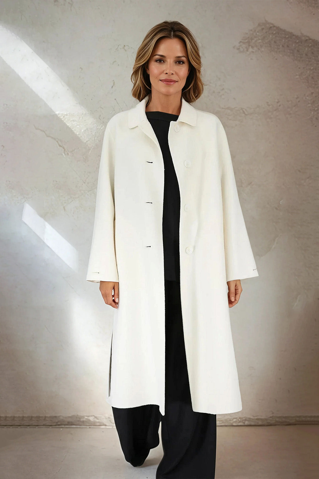 BLYTHE COAT IN DOUBLE FACE CASHMERE WOOL