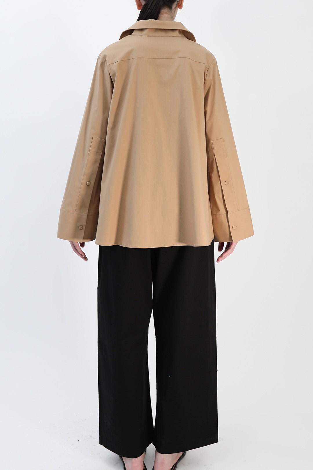 BOBBIE SHIRT IN ITALIAN COTTON POPLIN STRETCH - Jarbo