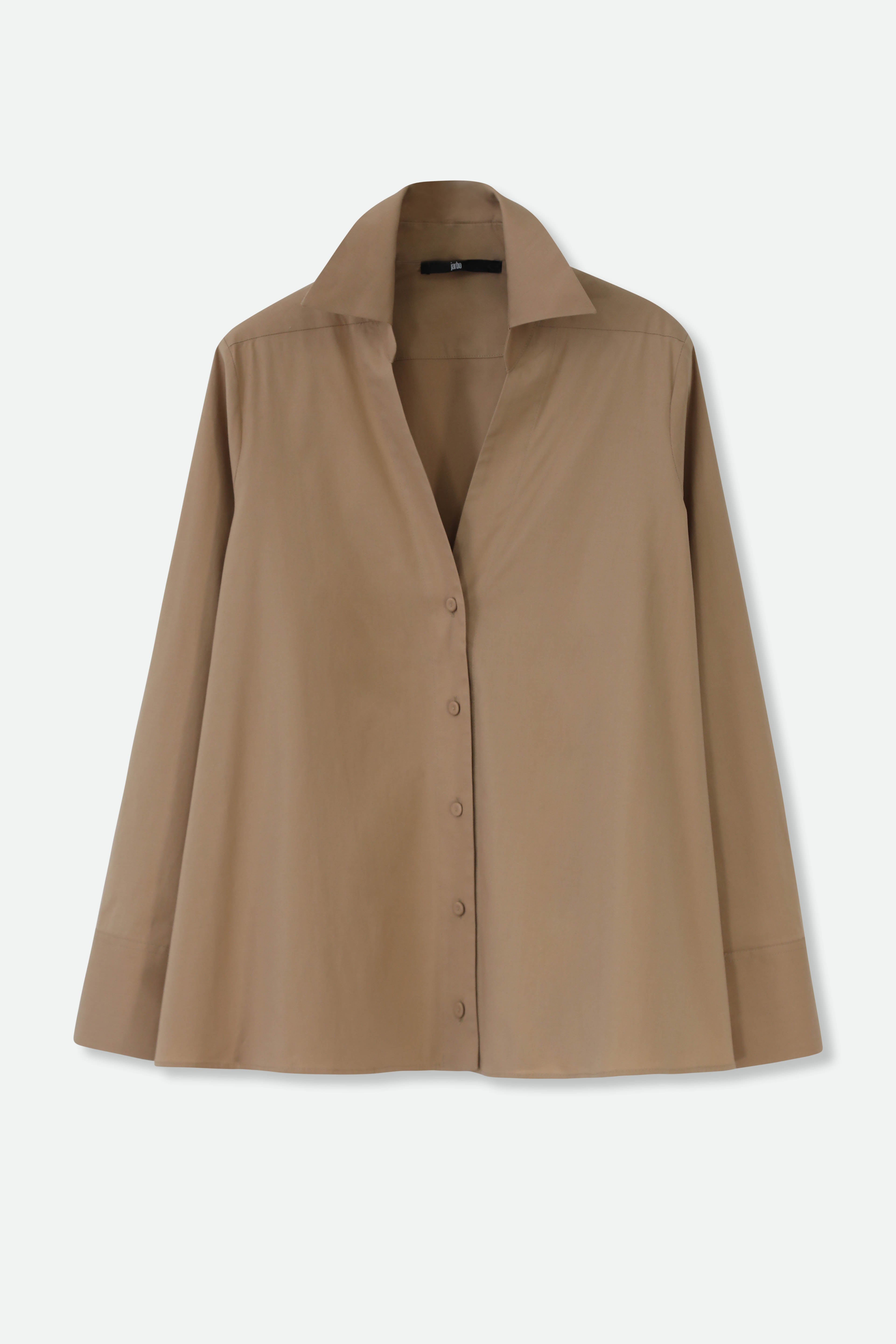 BOBBIE SHIRT IN ITALIAN COTTON POPLIN STRETCH - Jarbo
