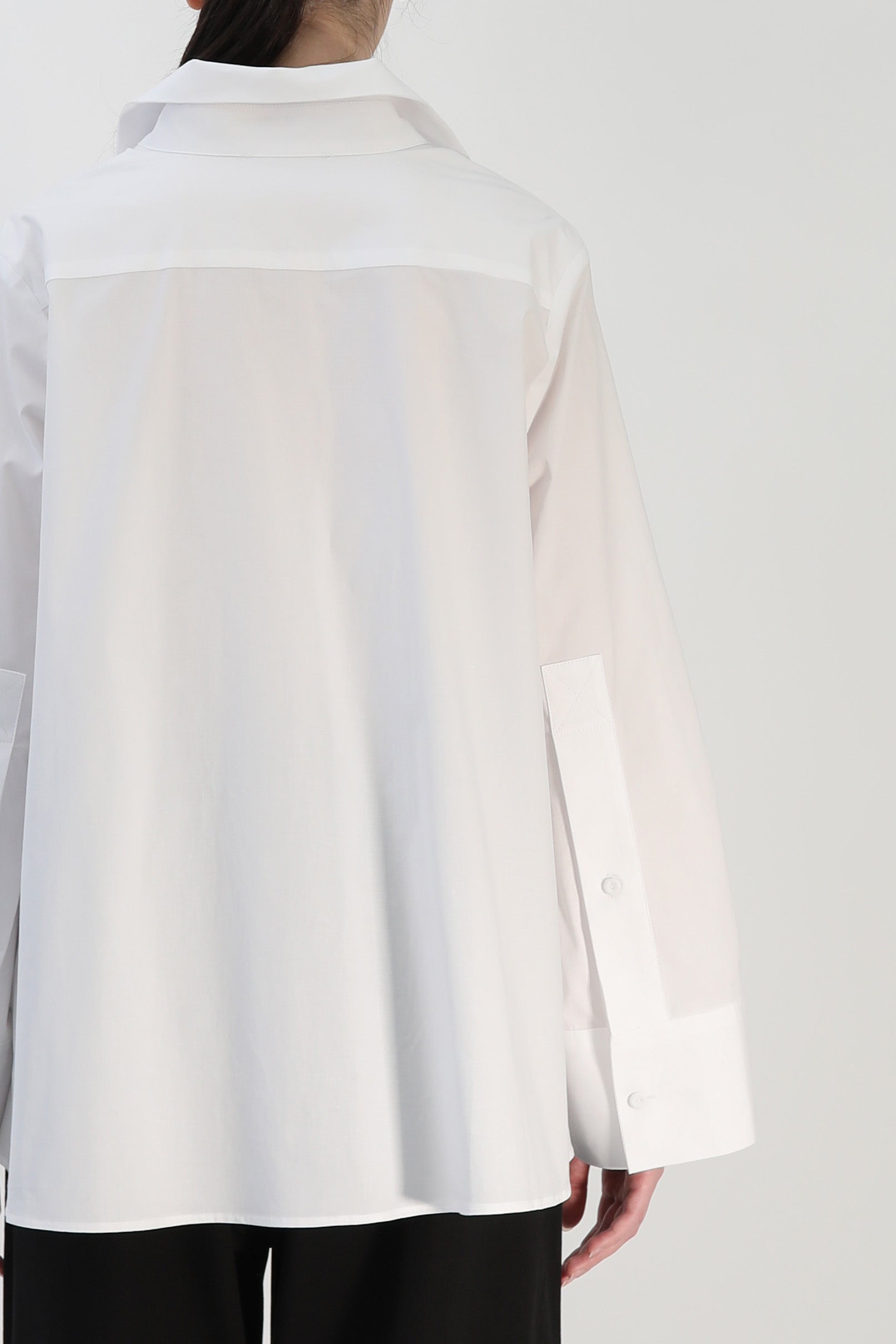 BOBBIE SHIRT IN ITALIAN COTTON POPLIN STRETCH - Jarbo