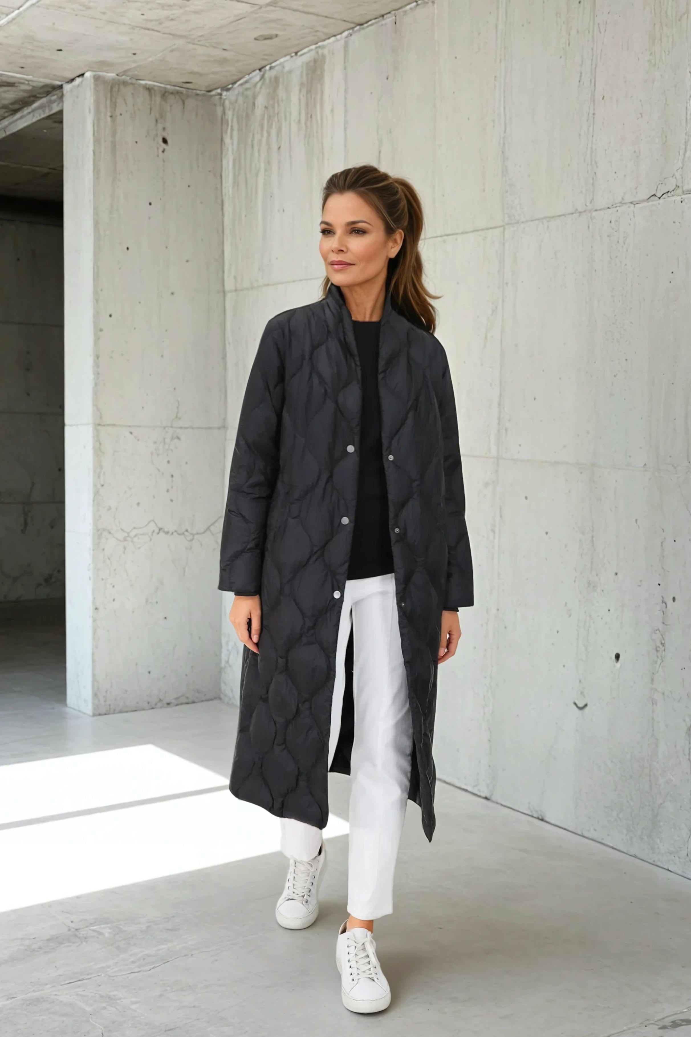 BRENTA COAT IN ULTRALIGHT GOOSE DOWN - Jarbo